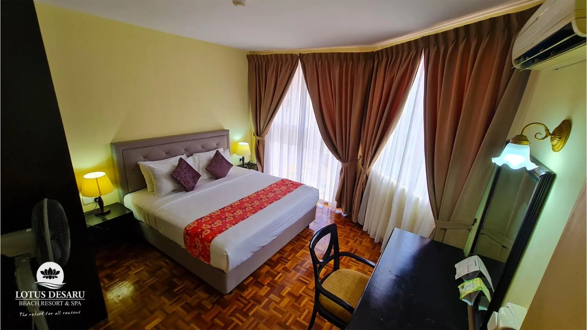 Bed in Lotus Desaru Beach Resort & Spa