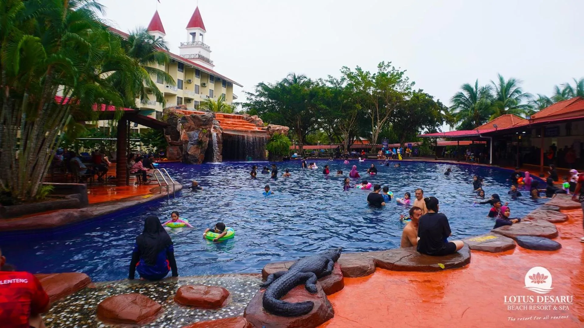 Aqua park in Lotus Desaru Beach Resort & Spa