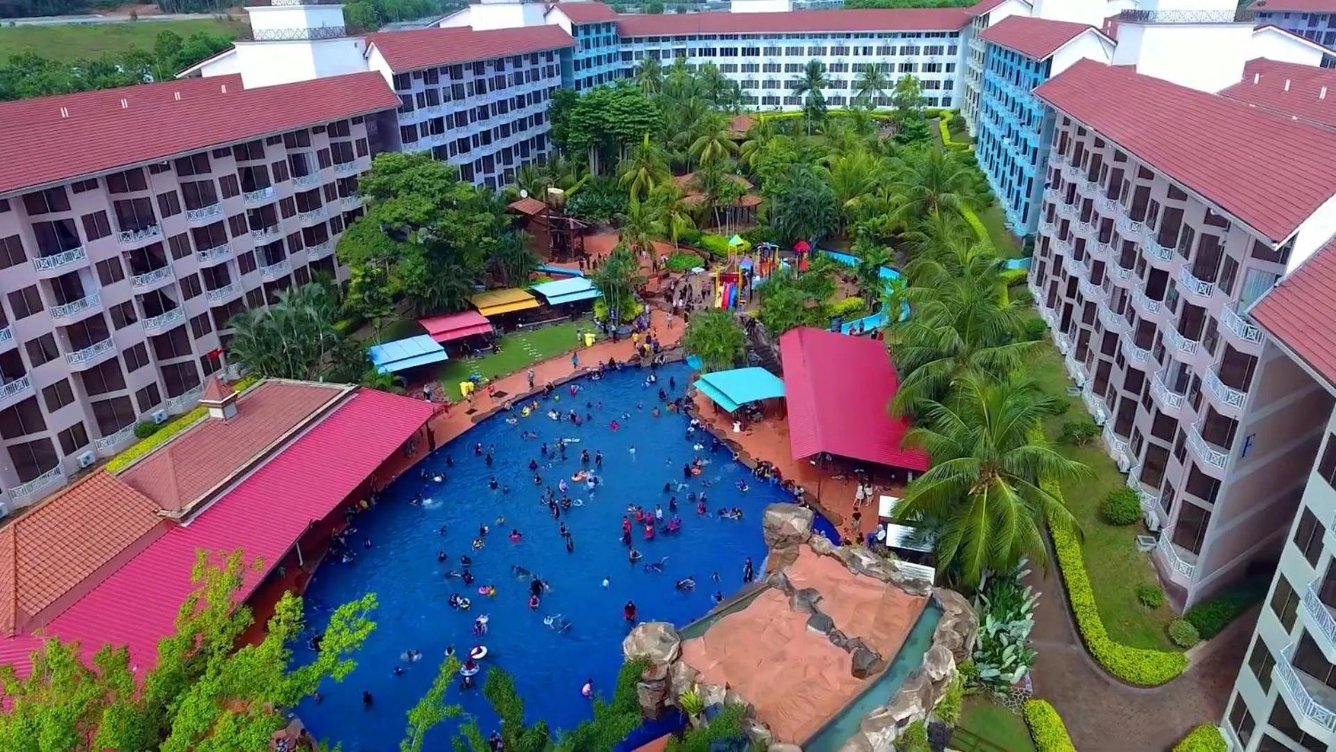 Aqua park in Lotus Desaru Beach Resort & Spa