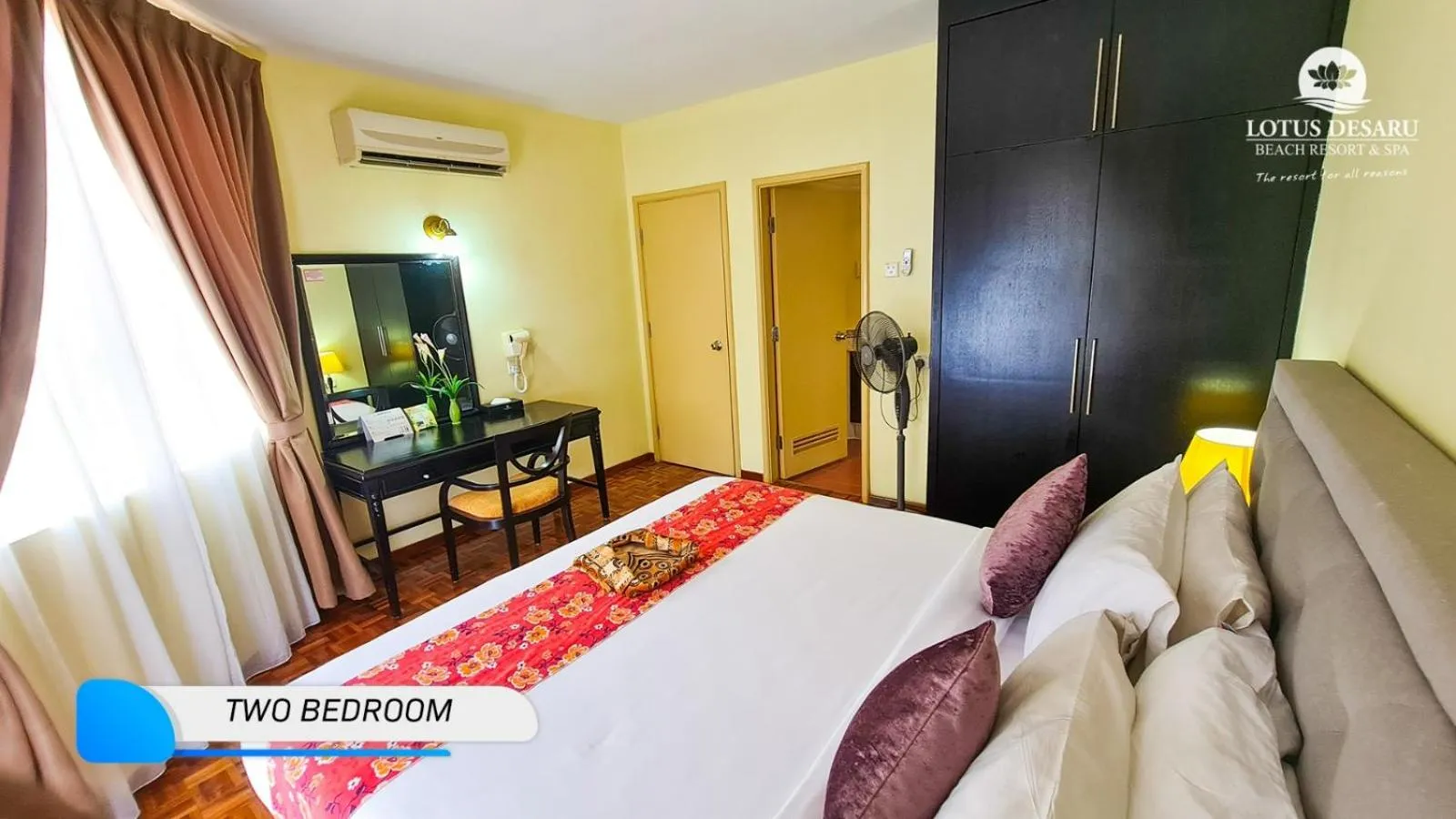 Bed in Lotus Desaru Beach Resort & Spa