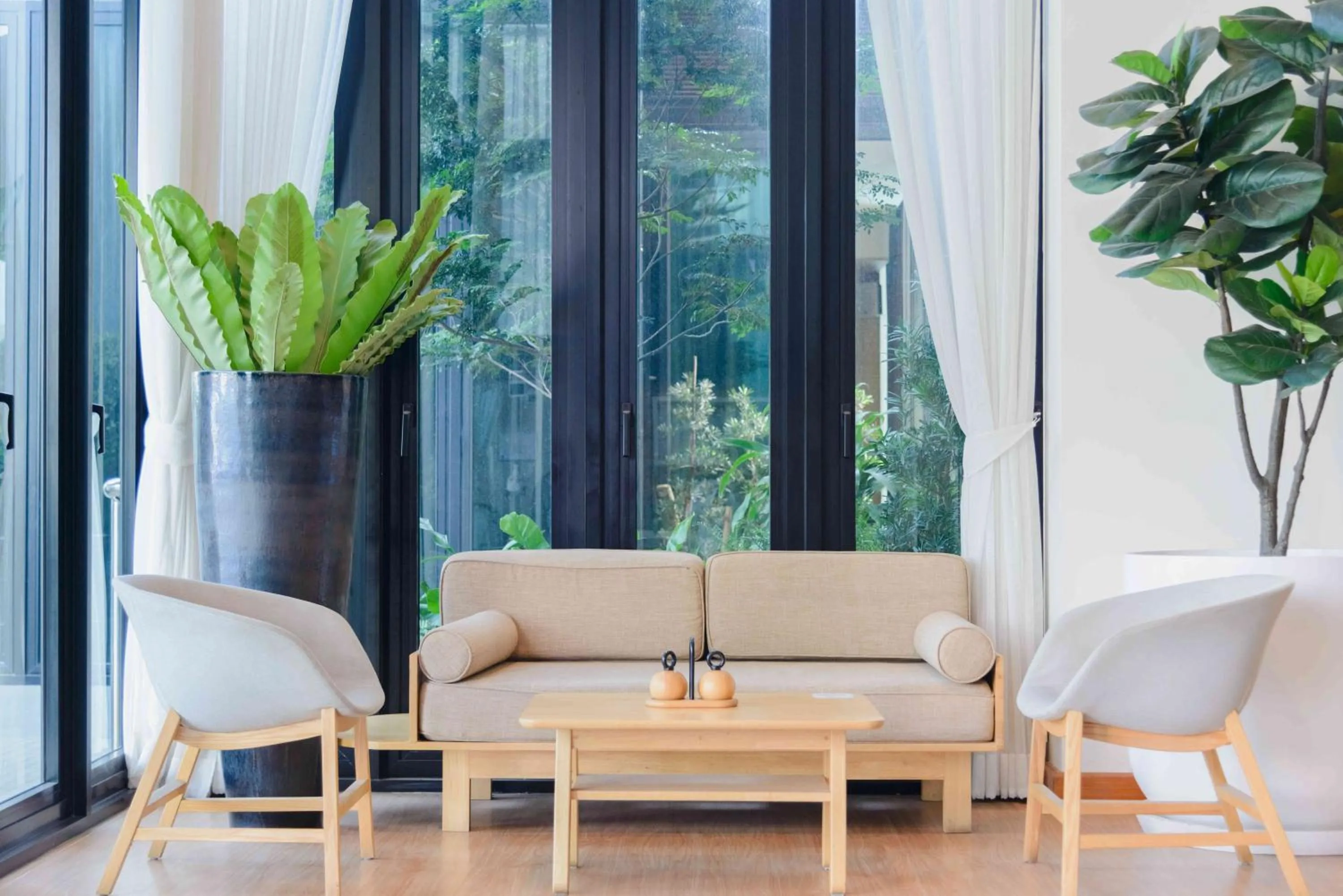 Seating area in Glai Gan Place Hotel