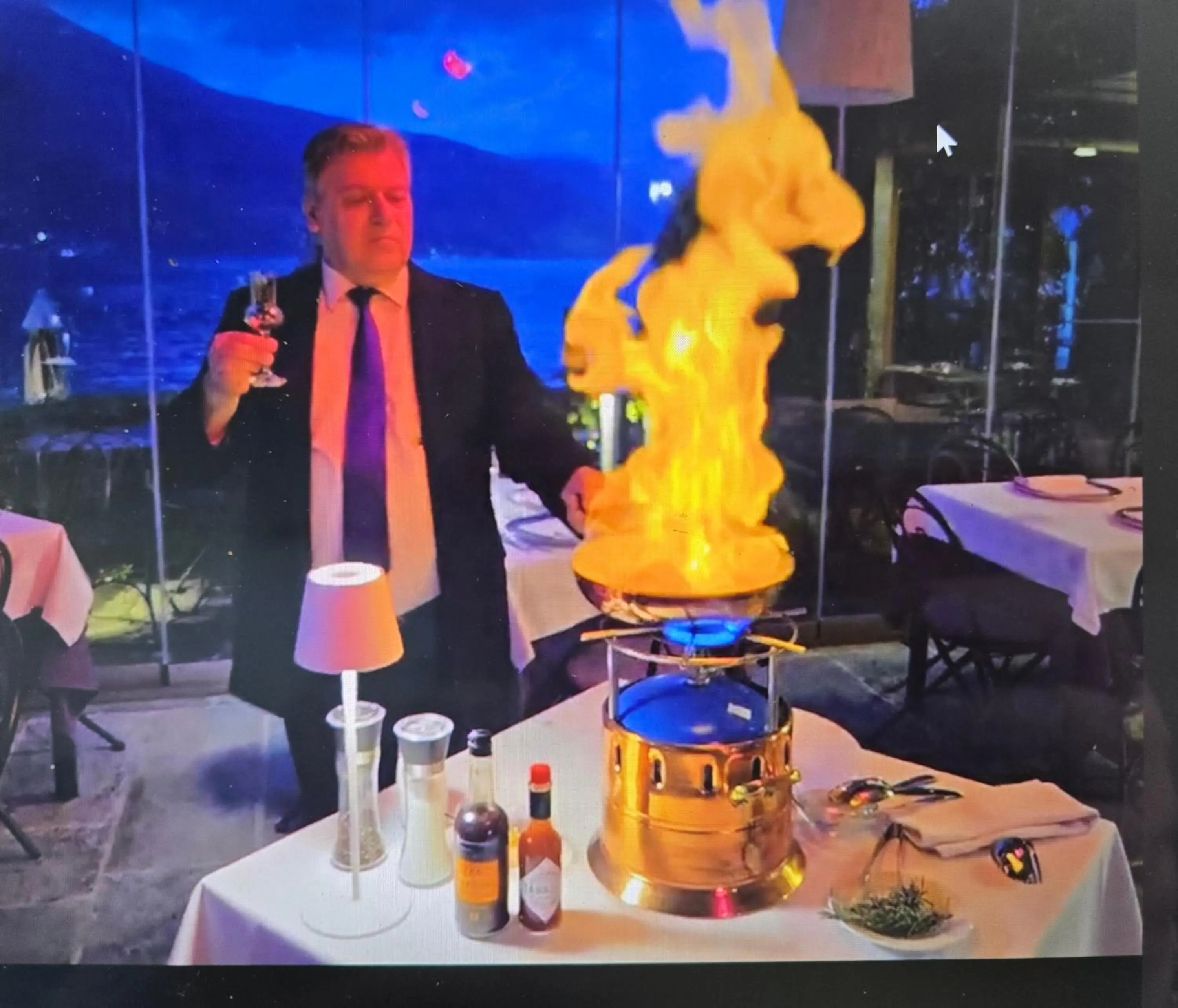 Restaurant/places to eat in Hotel Meridiana