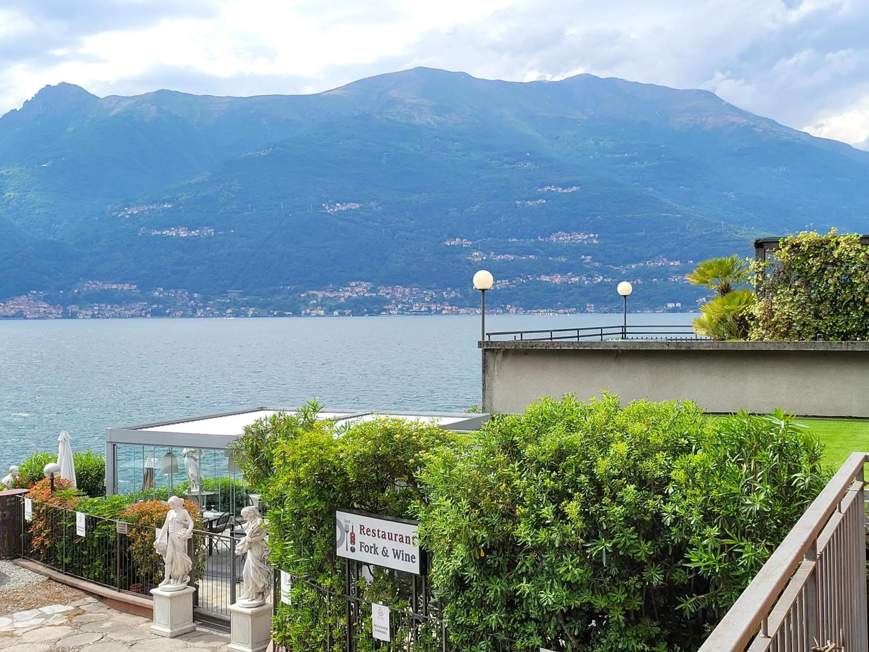 Lake view in Hotel Meridiana