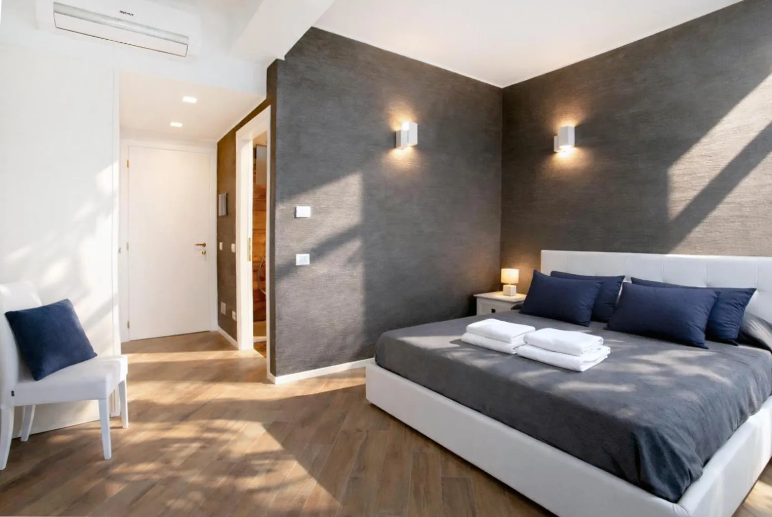 Bed in Hotel Meridiana