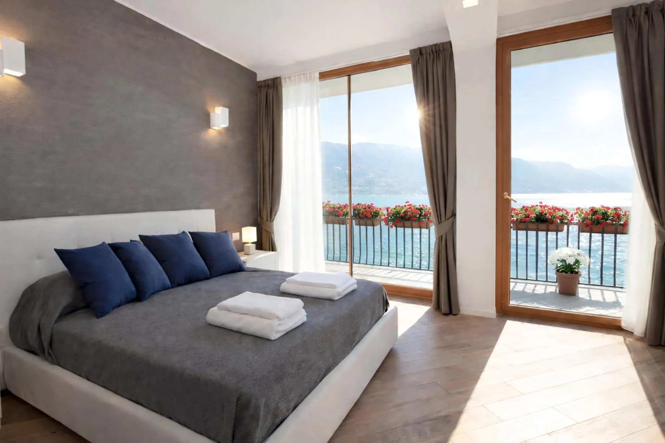 Bed in Hotel Meridiana