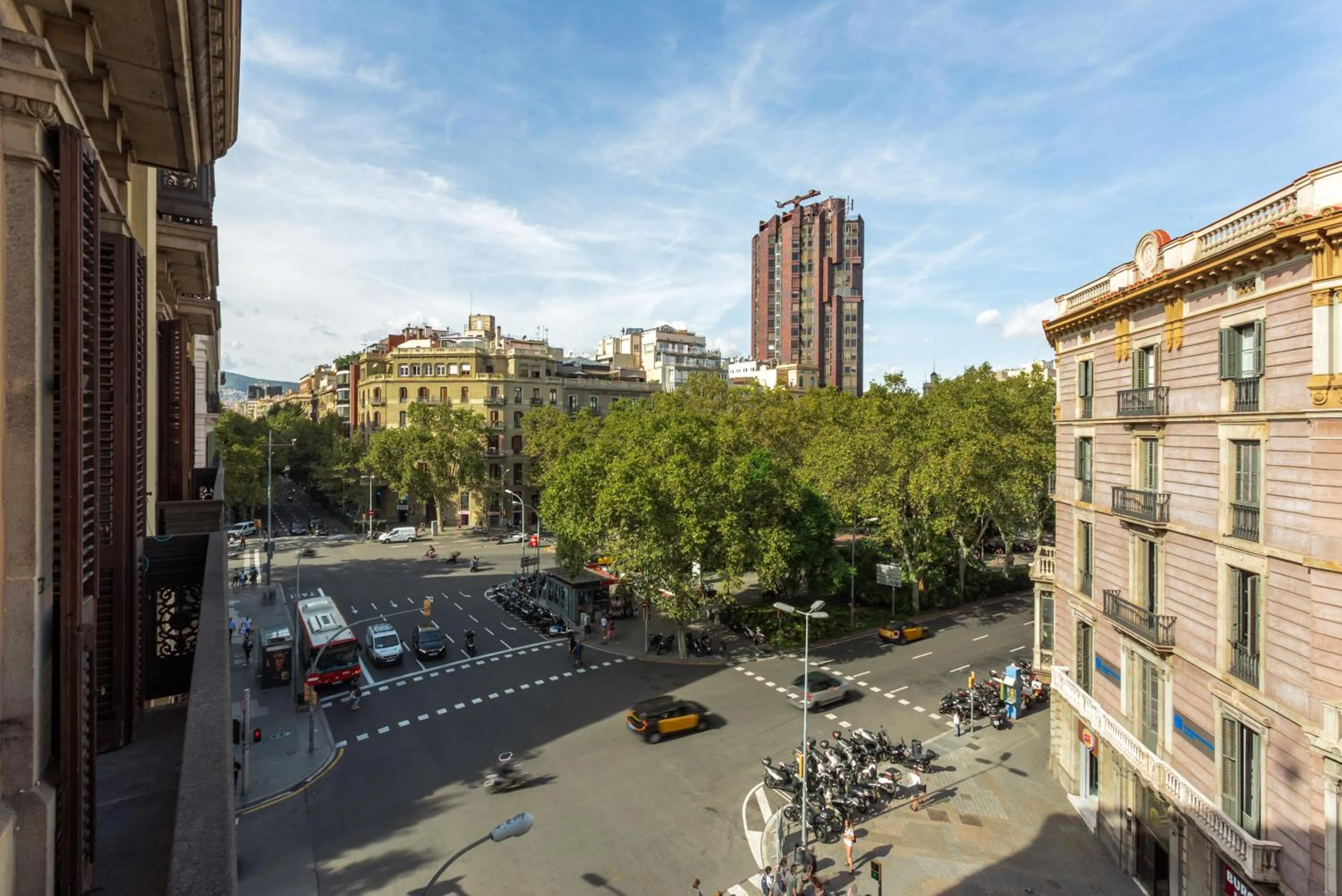 City view in Fontanella Green House