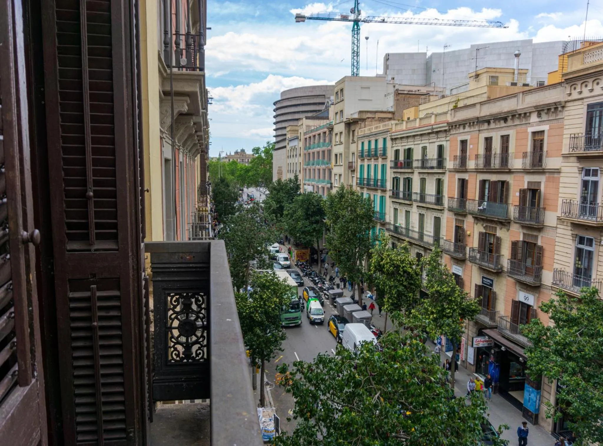 View (from property/room) in Fontanella Green House
