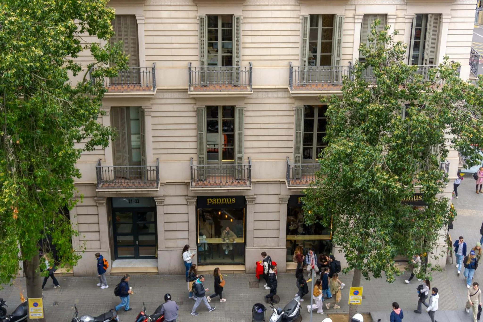 View (from property/room) in Fontanella Green House