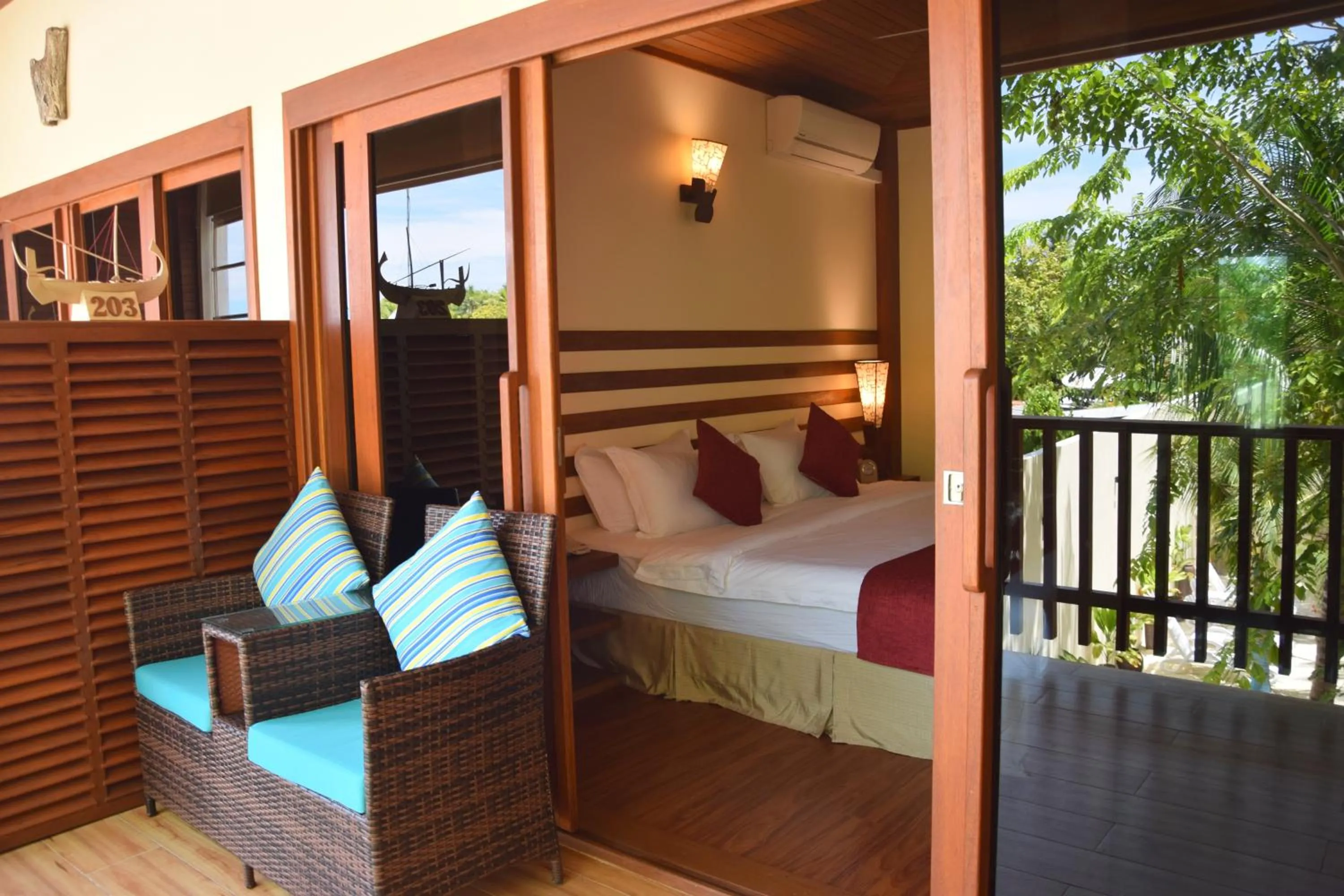 Day, Bed in Araamu Hotels Maldives at Dhiffushi