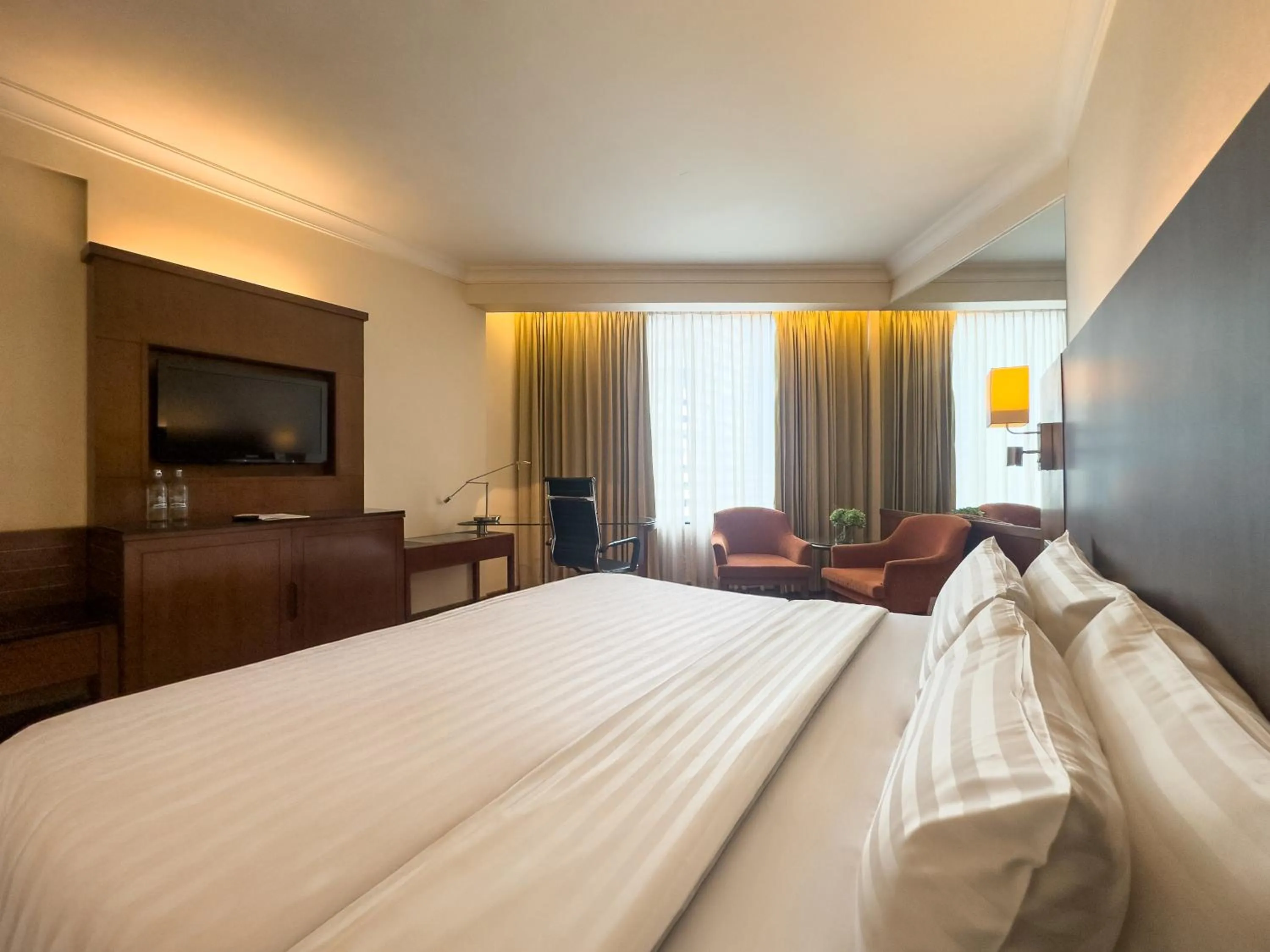 Bed in Rembrandt Hotel Bangkok