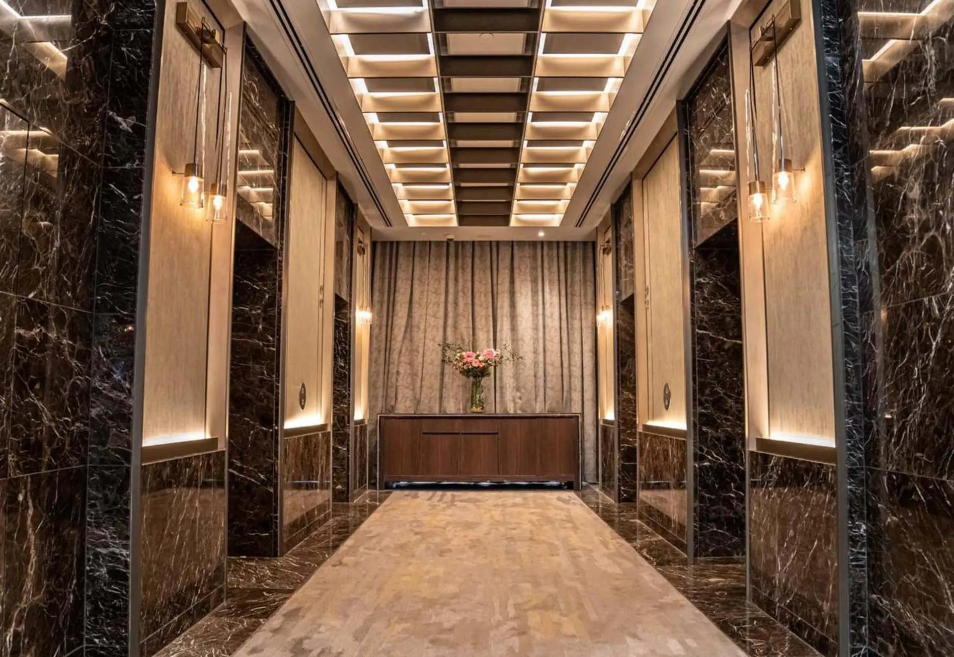 elevator in Rembrandt Hotel Bangkok