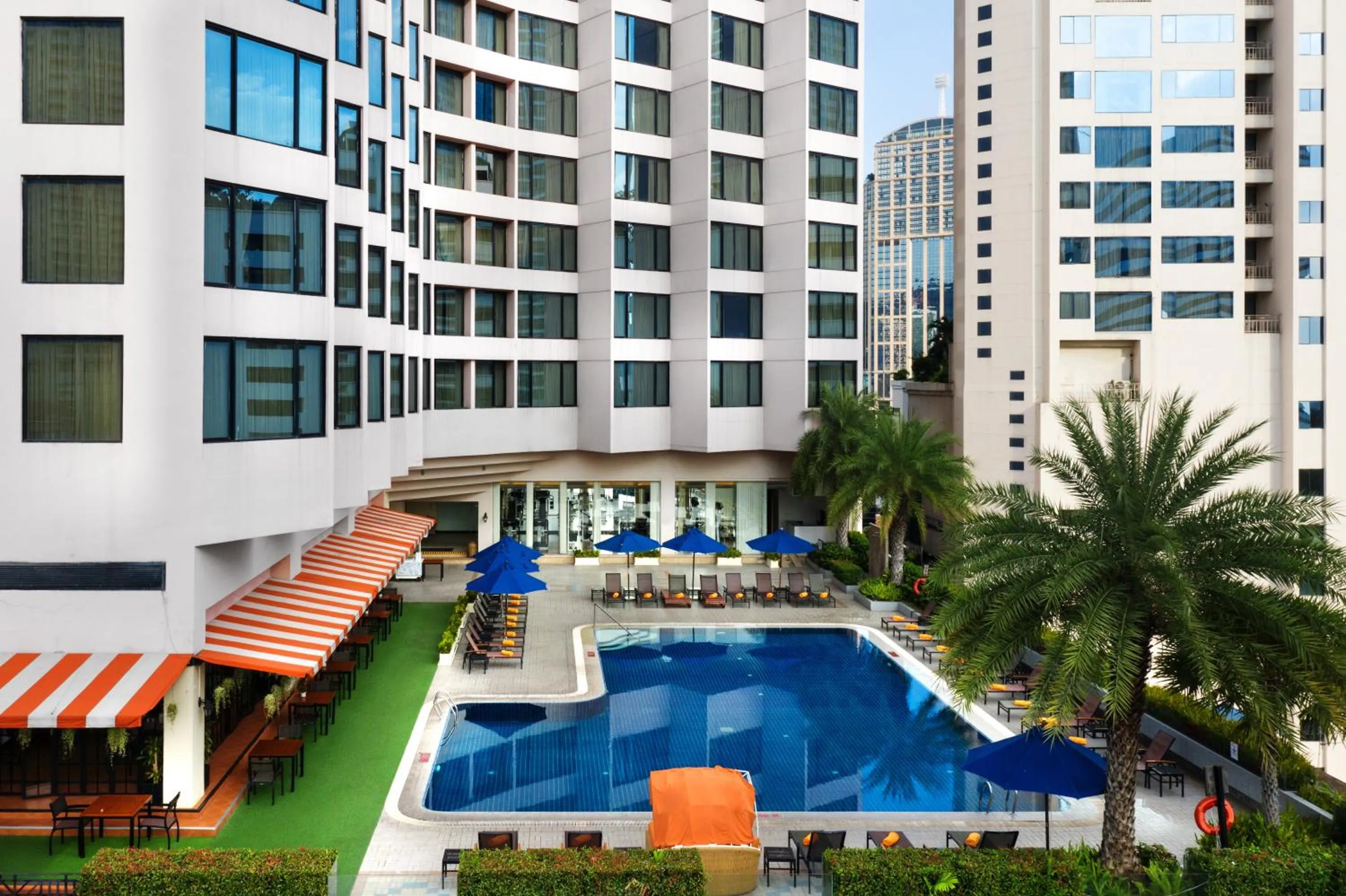 Property building in Rembrandt Hotel Bangkok