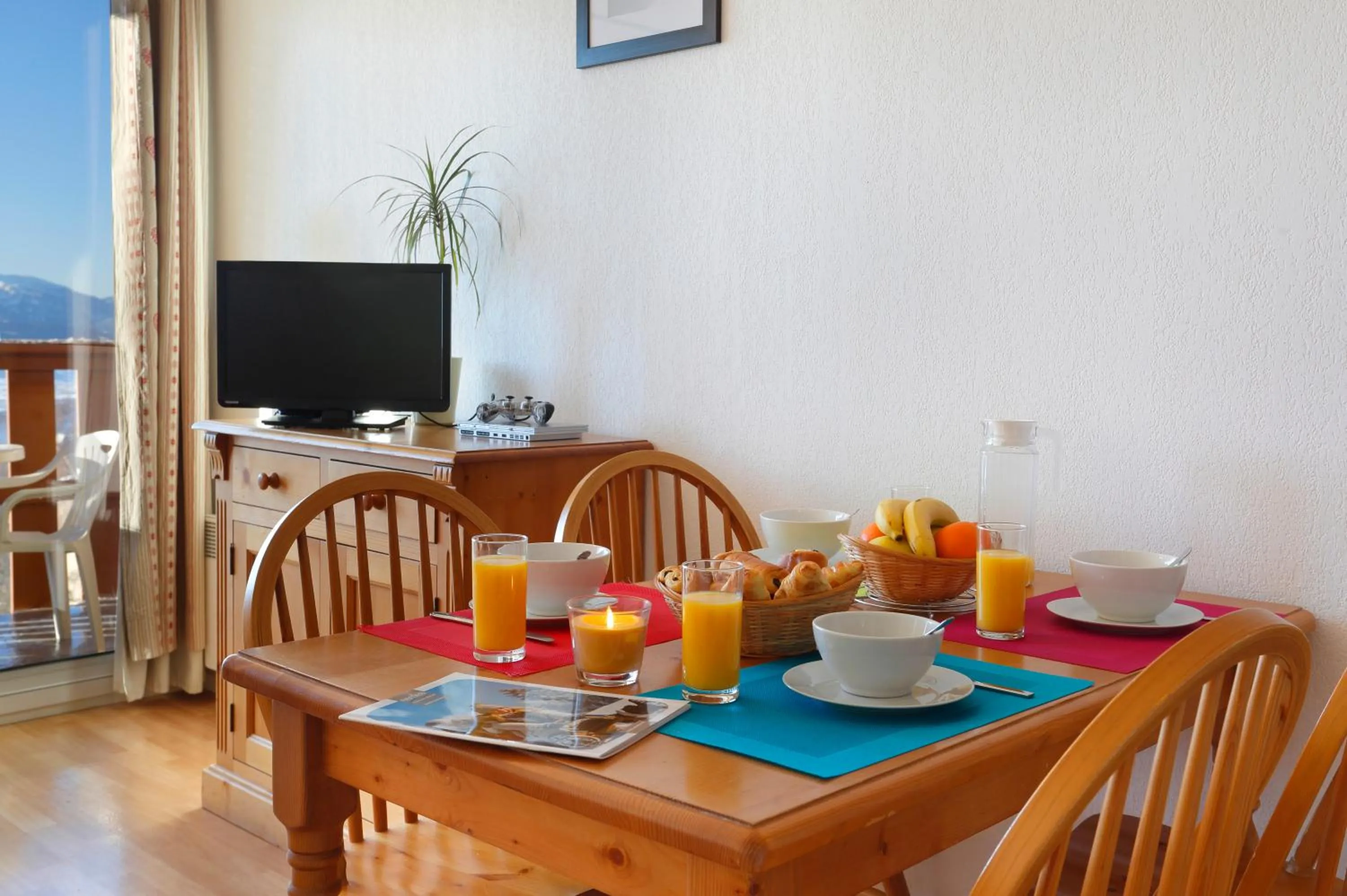Living room in Résidence Néméa Les Chalets Du Belvédère