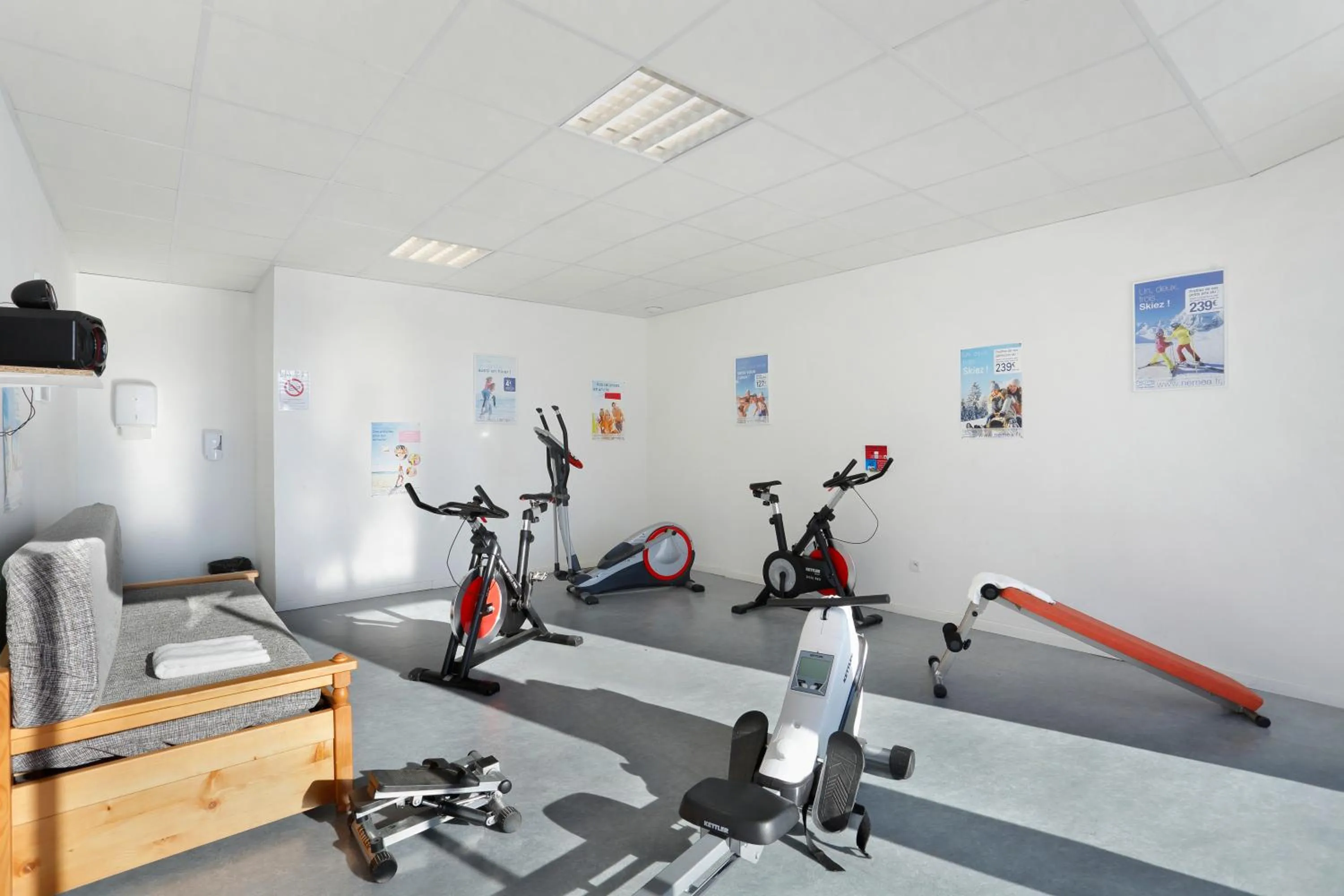 Fitness centre/facilities in Résidence Néméa Les Chalets Du Belvédère