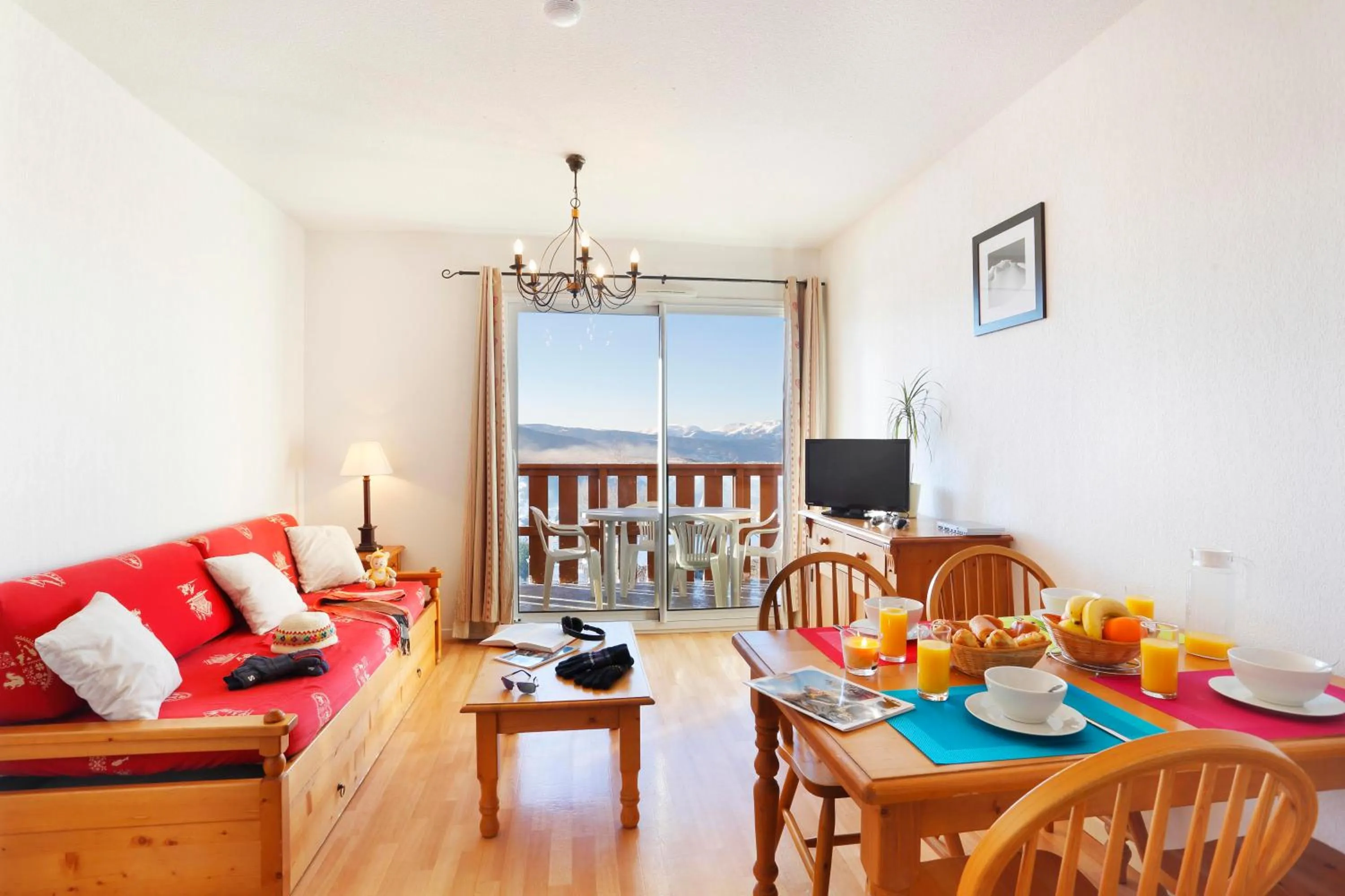 Balcony/Terrace in Résidence Néméa Les Chalets Du Belvédère