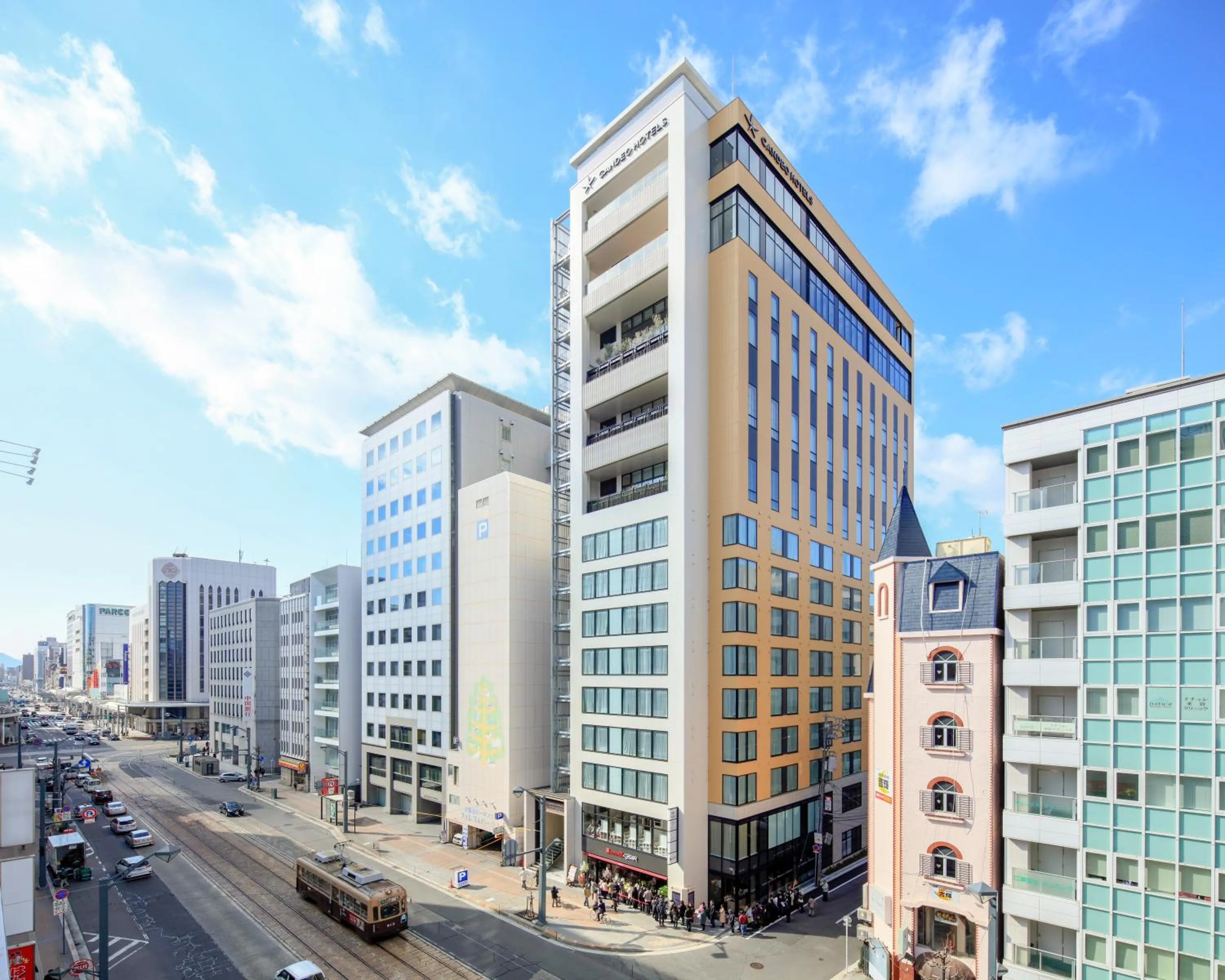 Property building in Candeo Hotels Hiroshima Hatchobori