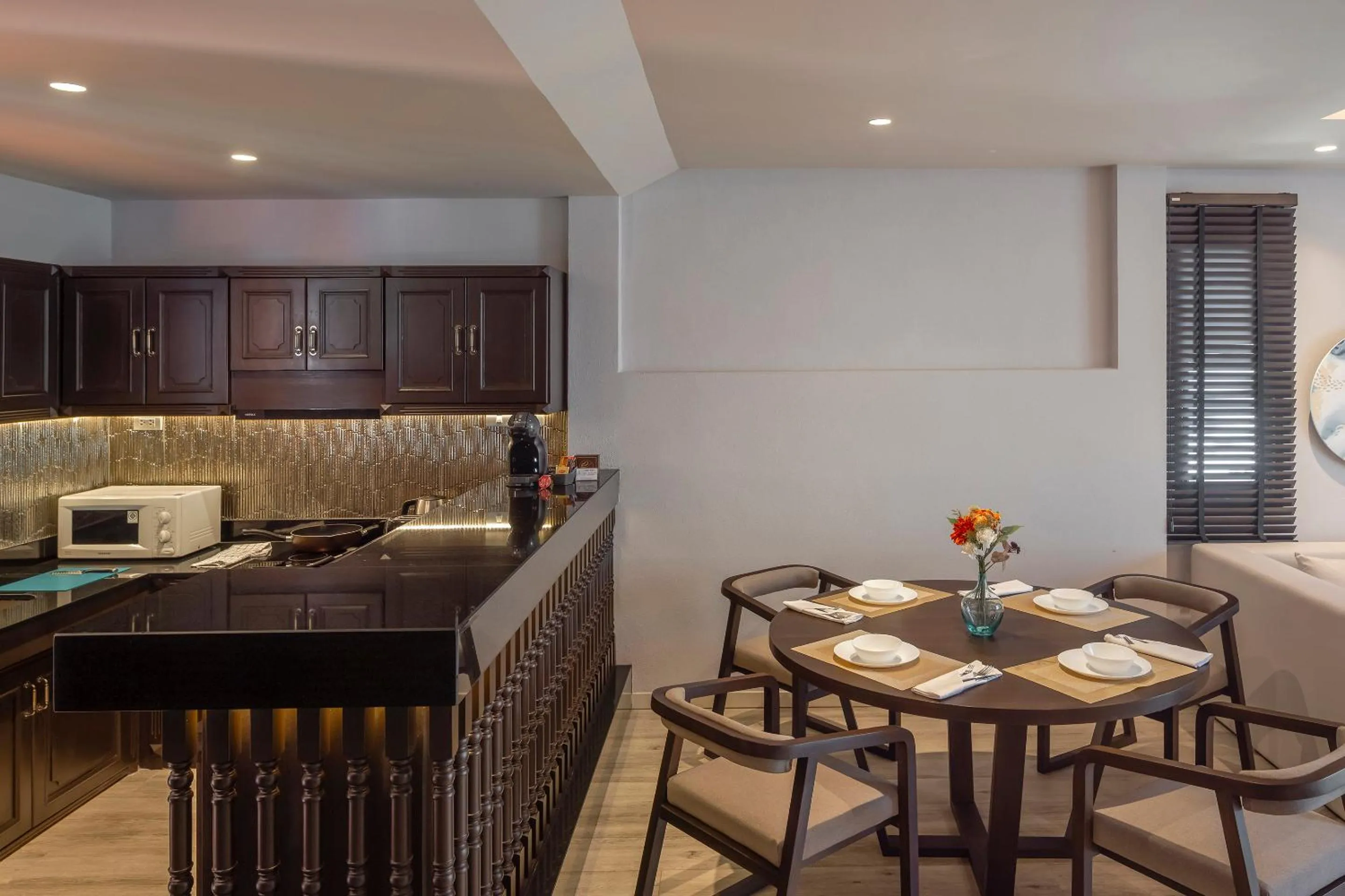 Dining area in The Pe La Resort, Phuket - SHA Extra Plus