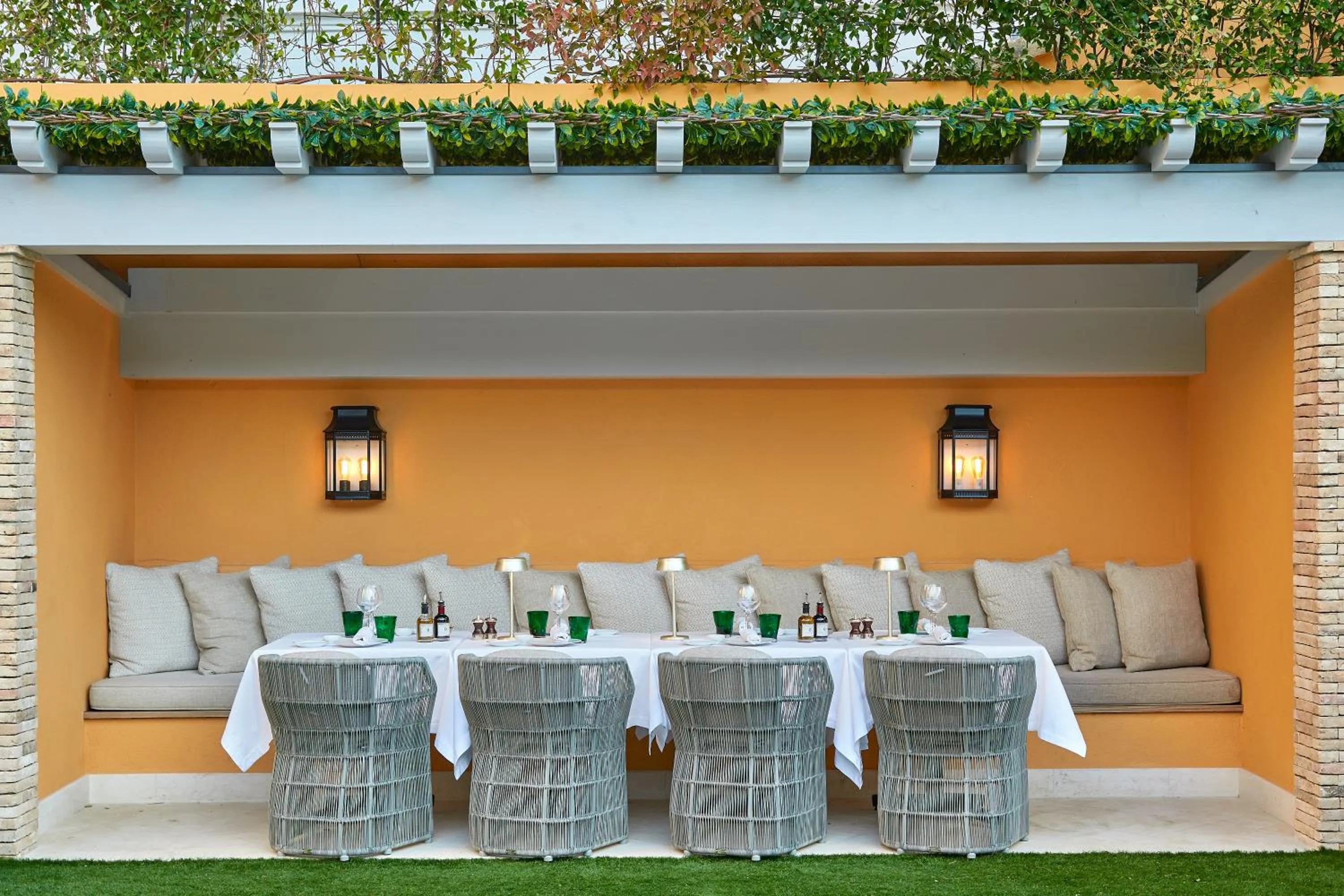 Patio in Airelles Pan Dei Palais