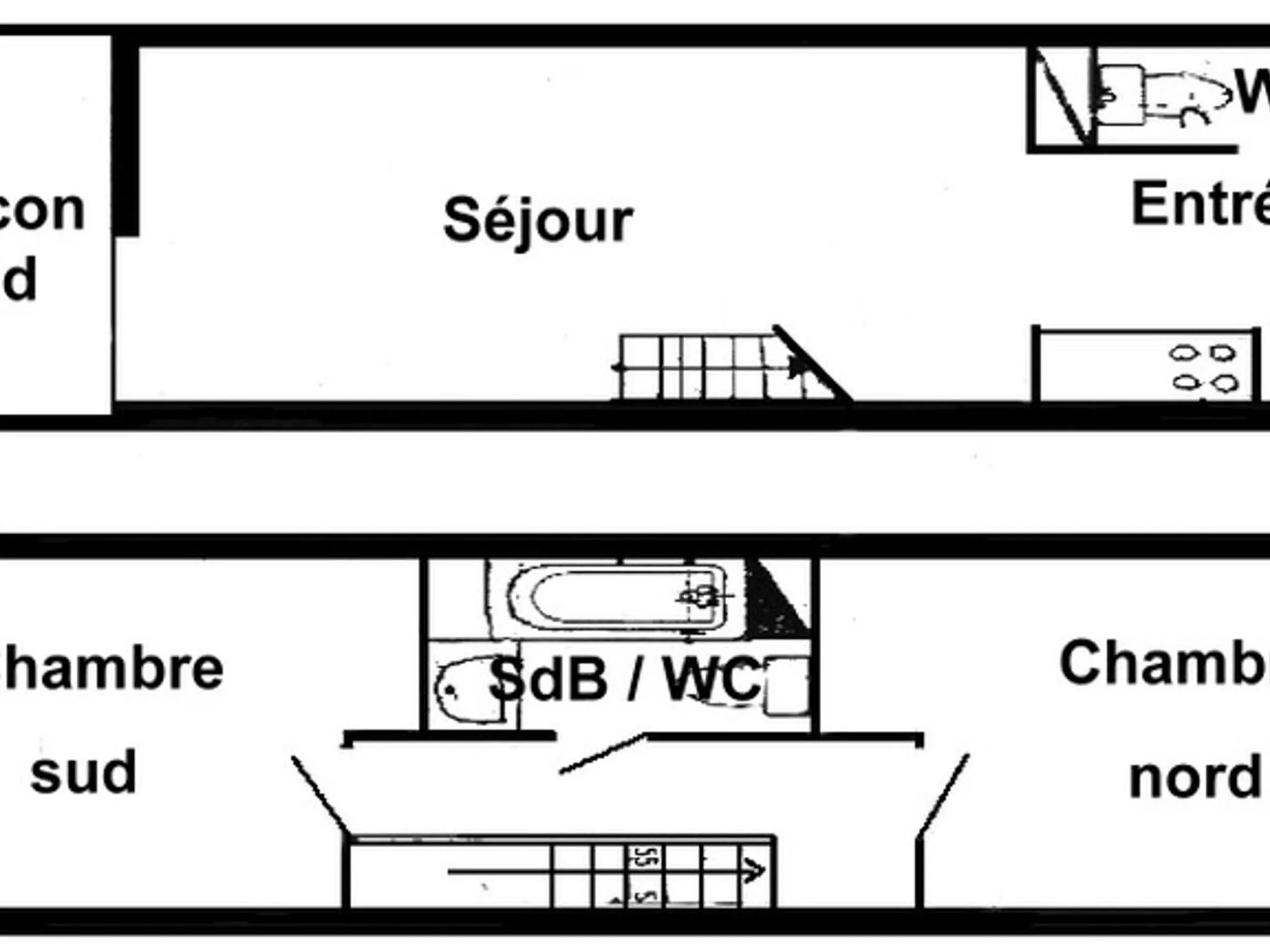 Duplex aux Saisies - 6 pers, Animaux admis, Vue pistes - FR-1-293-80