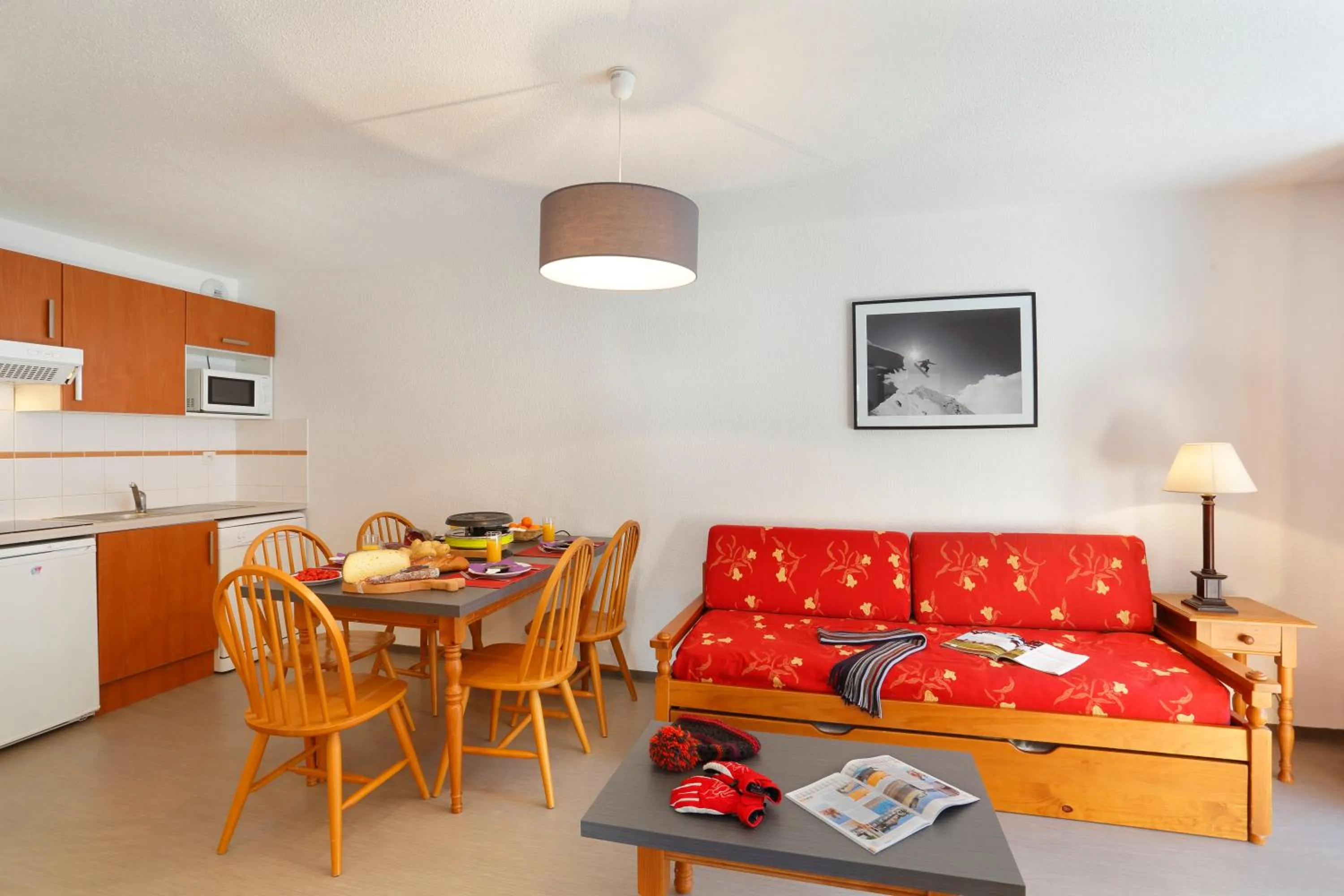 Living room in Résidence Néméa Les Grands Ax