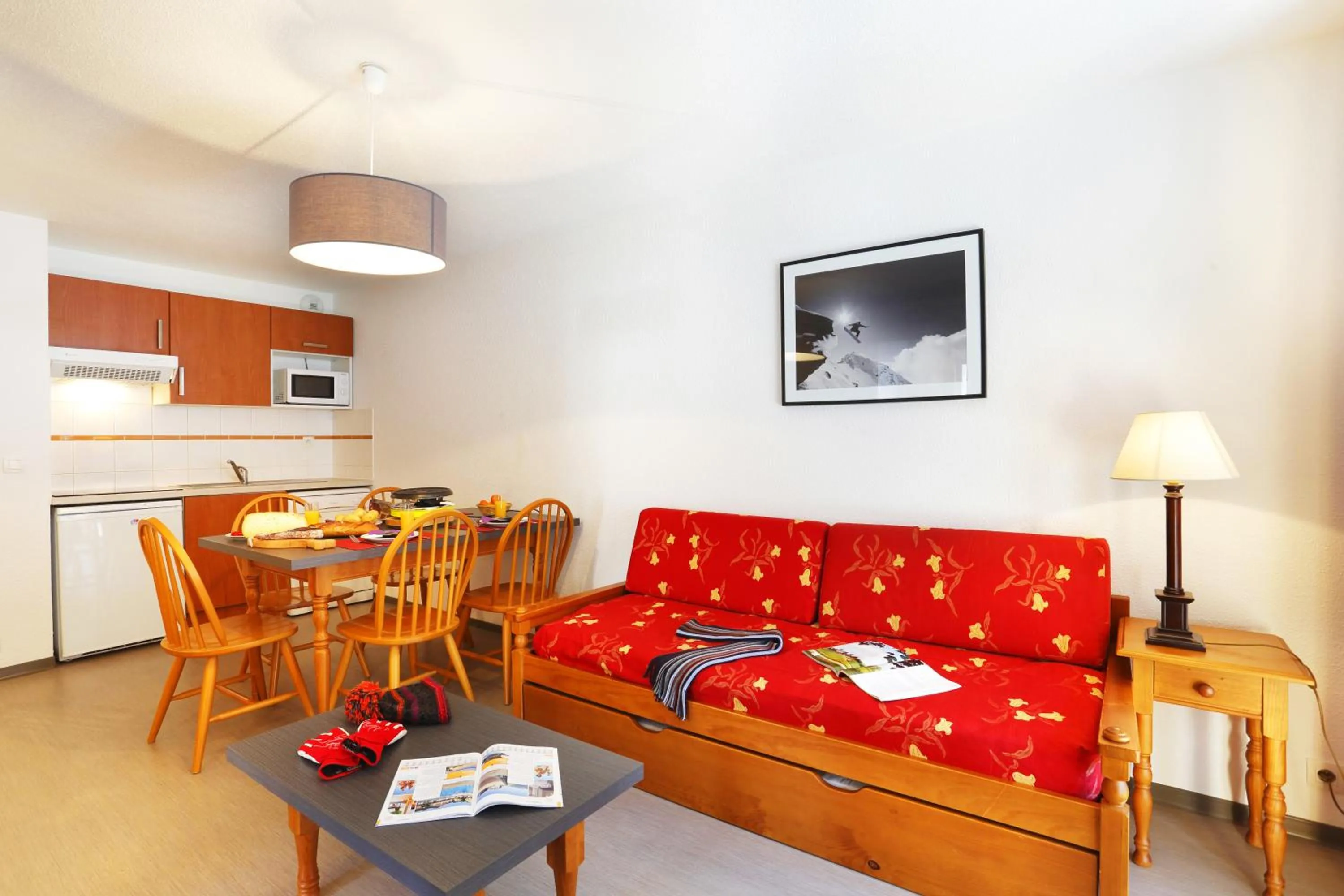 Kitchen or kitchenette in Résidence Néméa Les Grands Ax