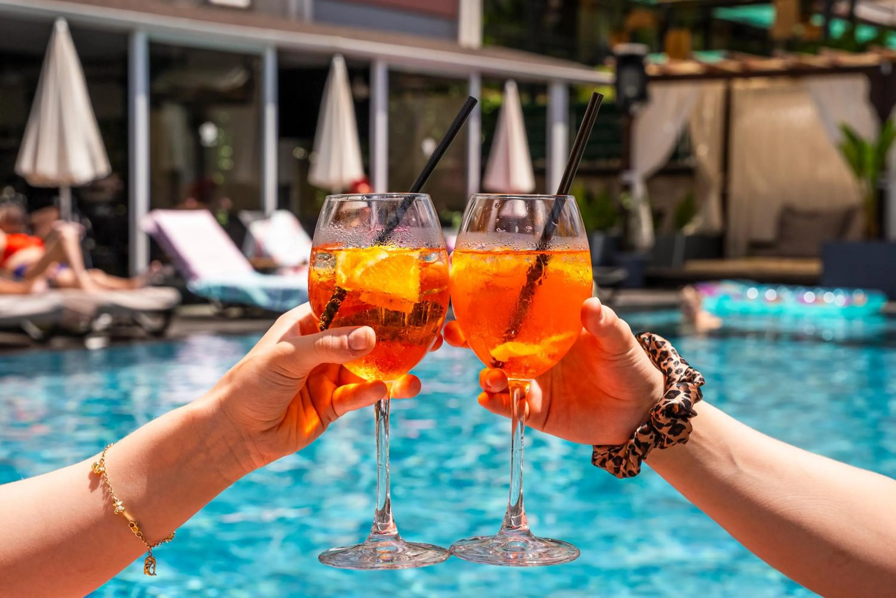 Pool view in HMA Hotel & Suites