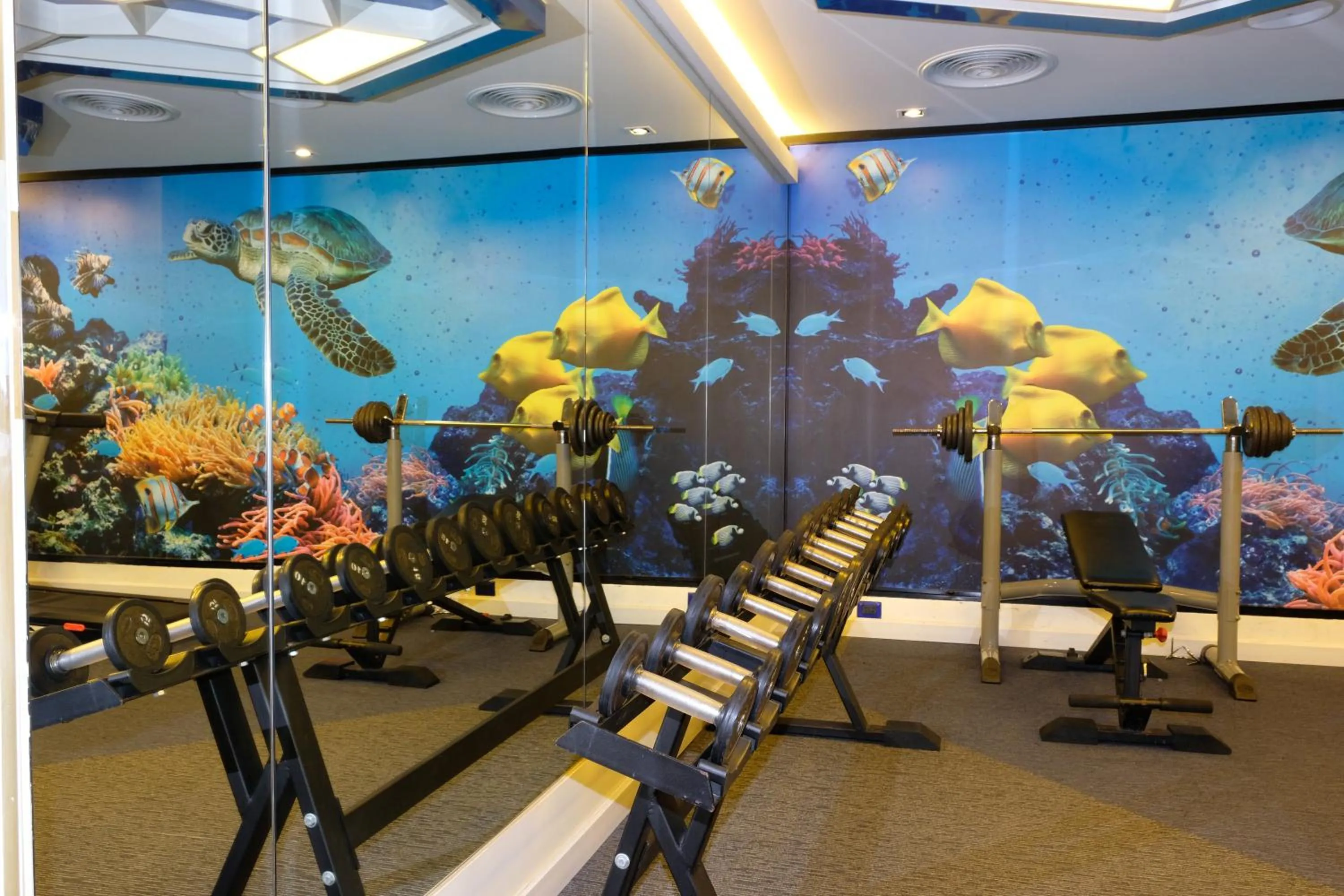 Fitness centre/facilities in The Beach Boutique House