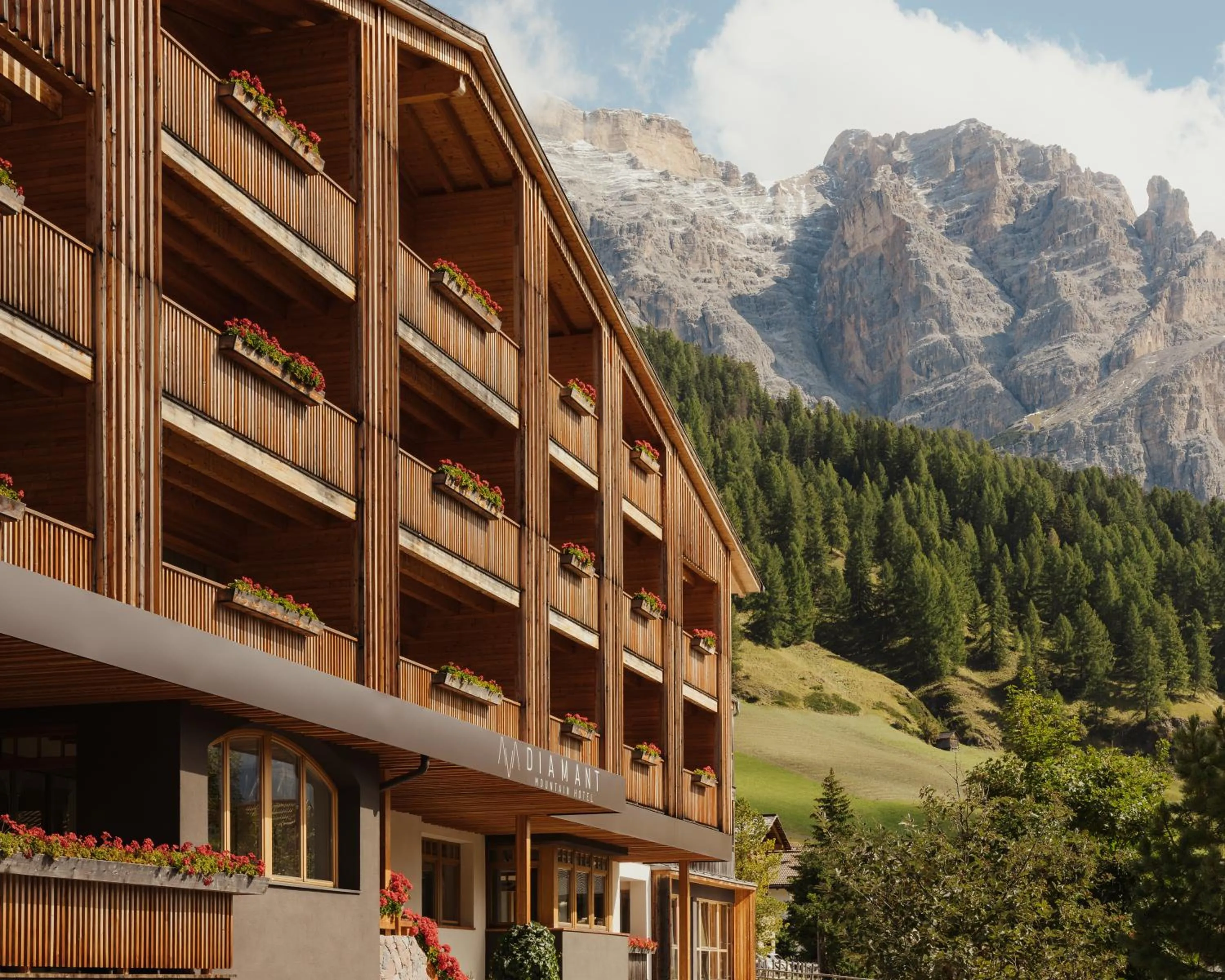 Property building in Hotel Diamant