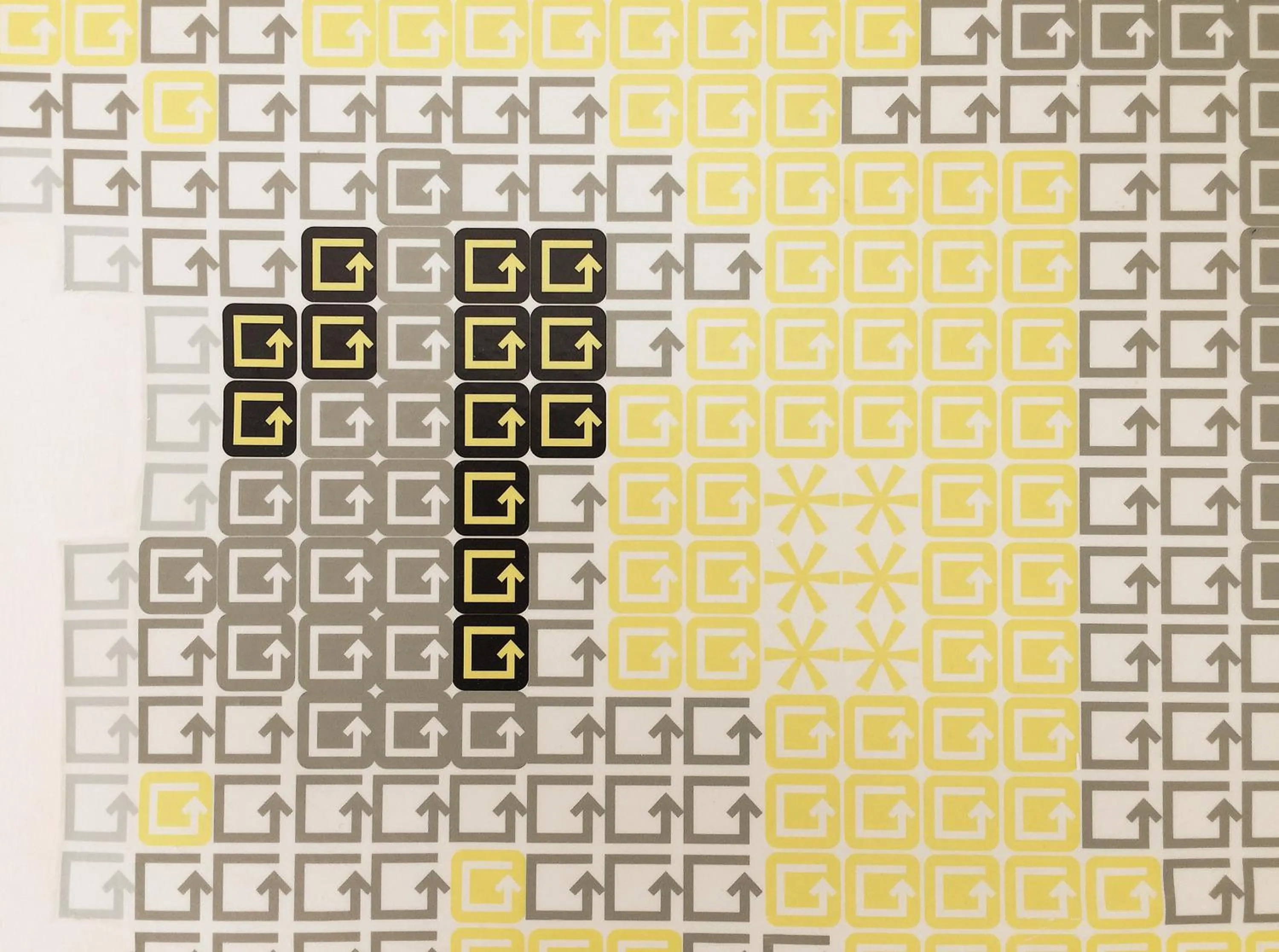 Decorative detail in Refillnow! Hostel