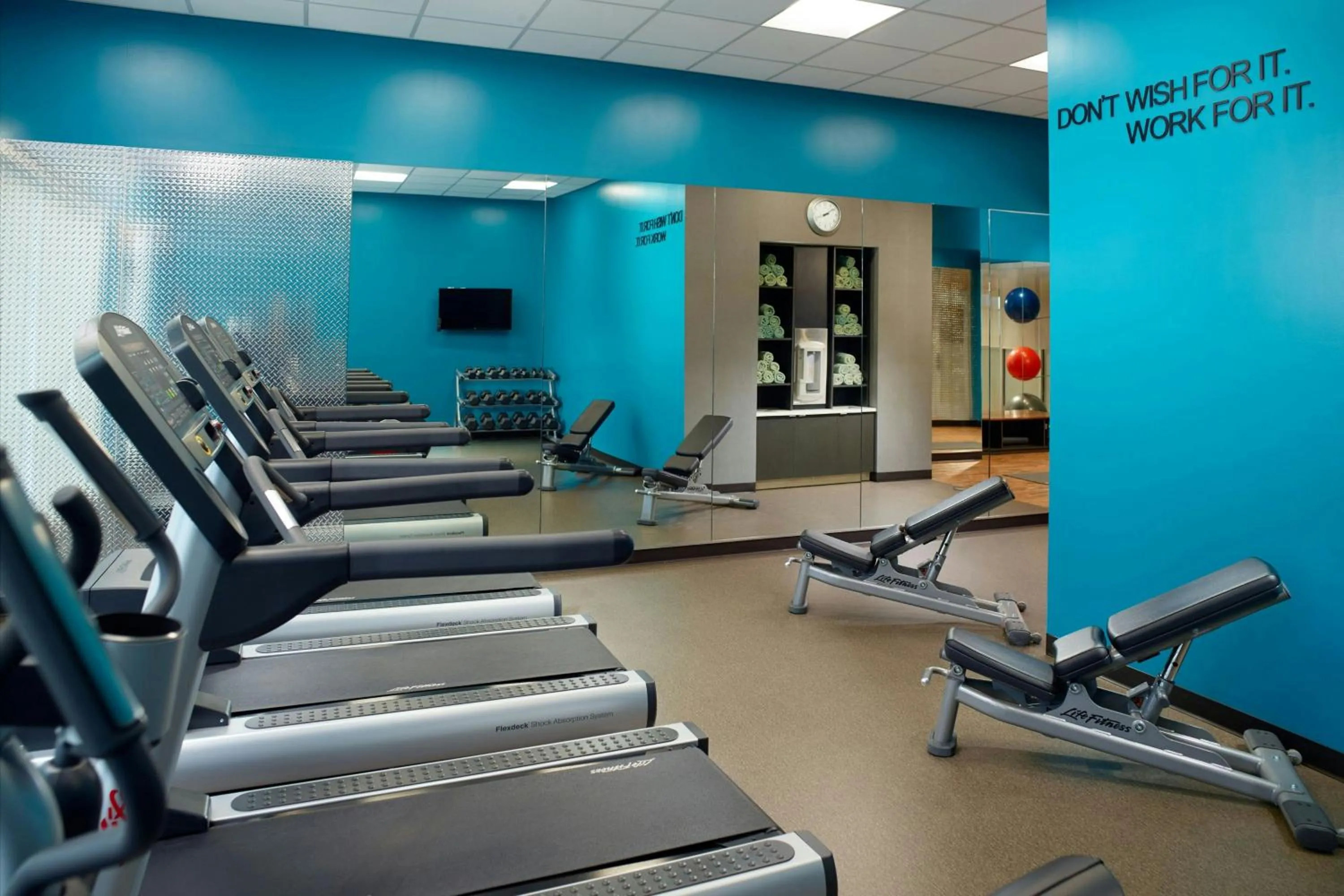 Fitness centre/facilities in Fairfield Inn & Suites by Marriott Hendersonville Flat Rock