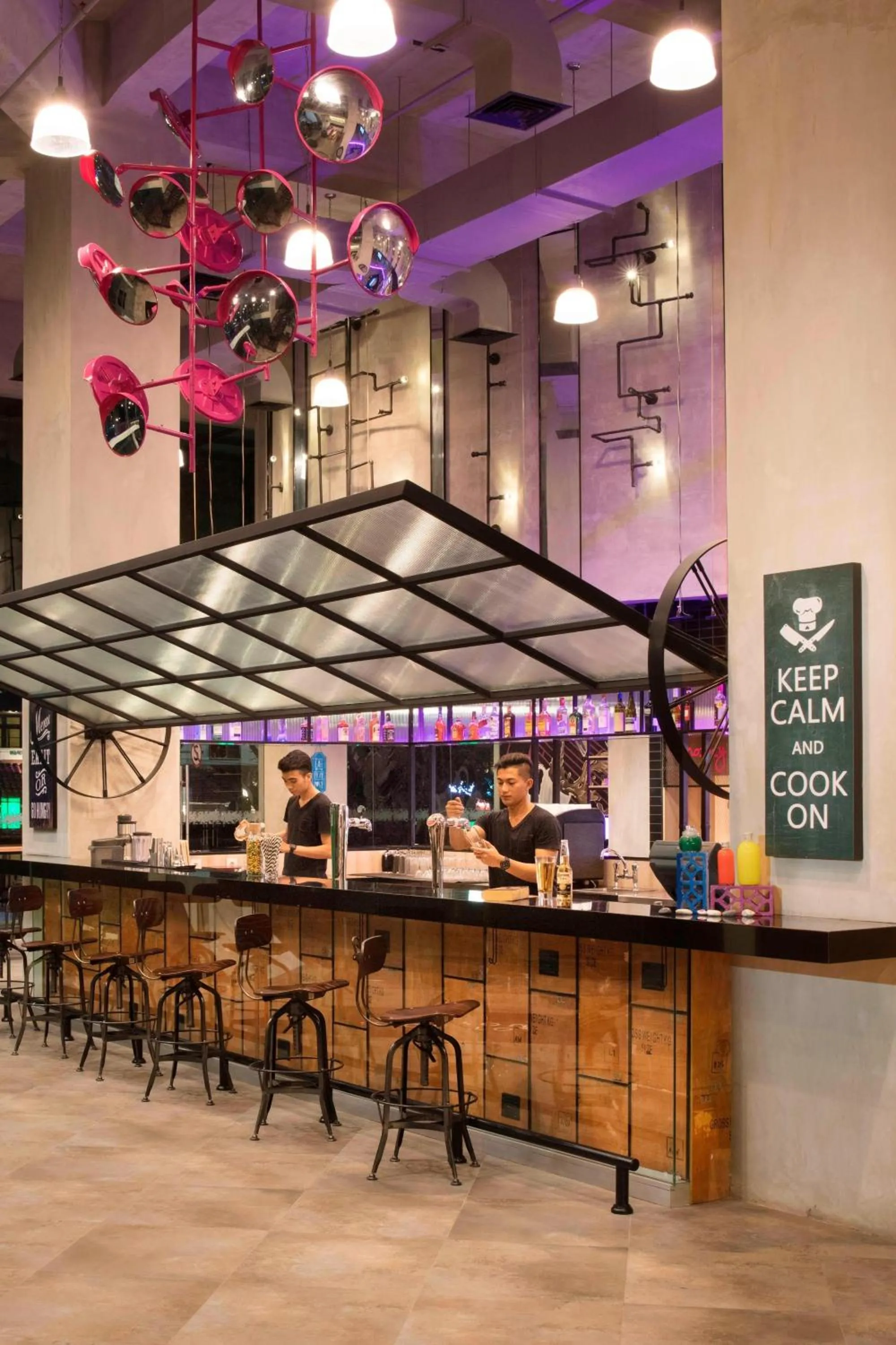 Lobby or reception in MOXY Bandung