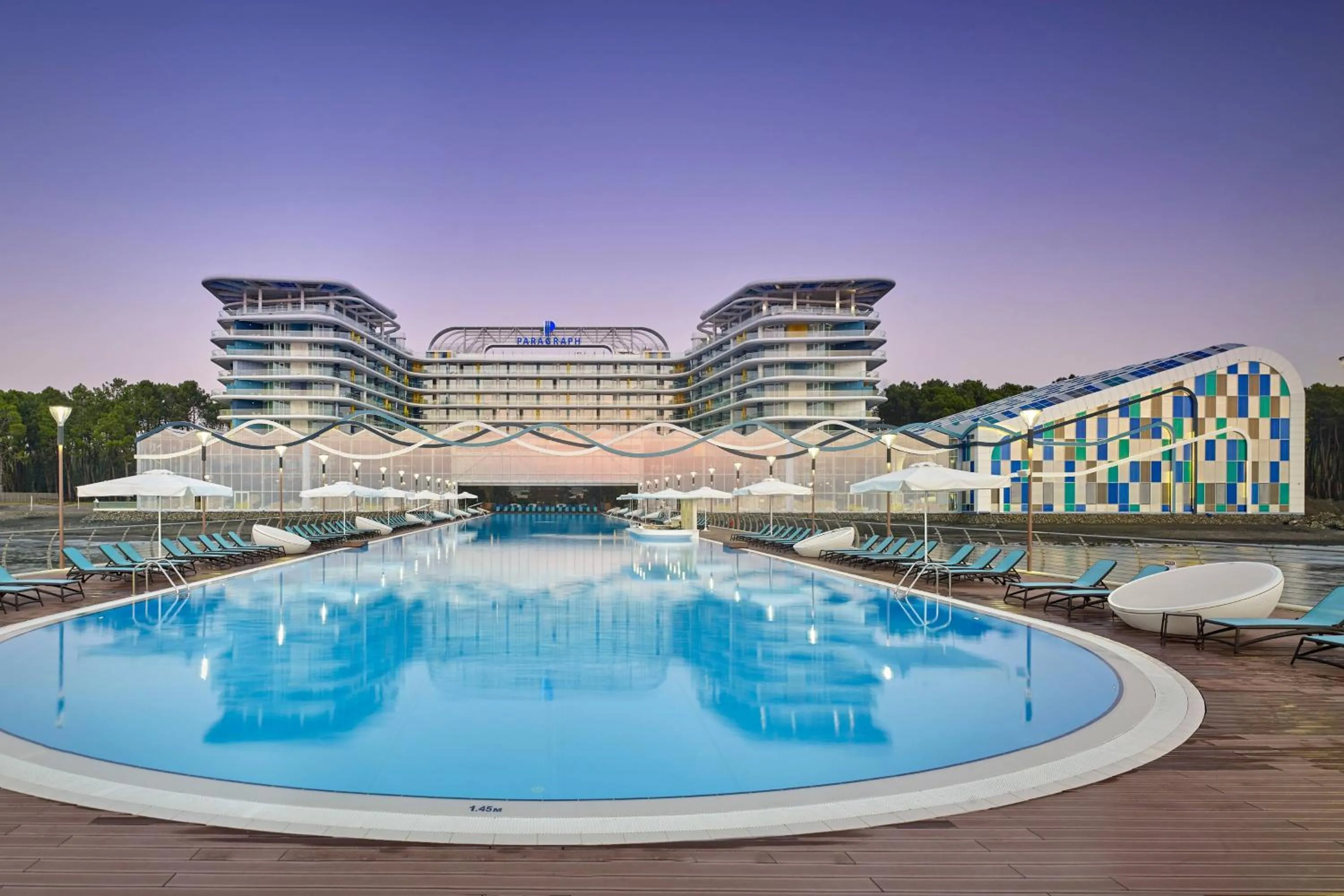 Swimming pool in Paragraph Resort & Spa Shekvetili, Autograph Collection