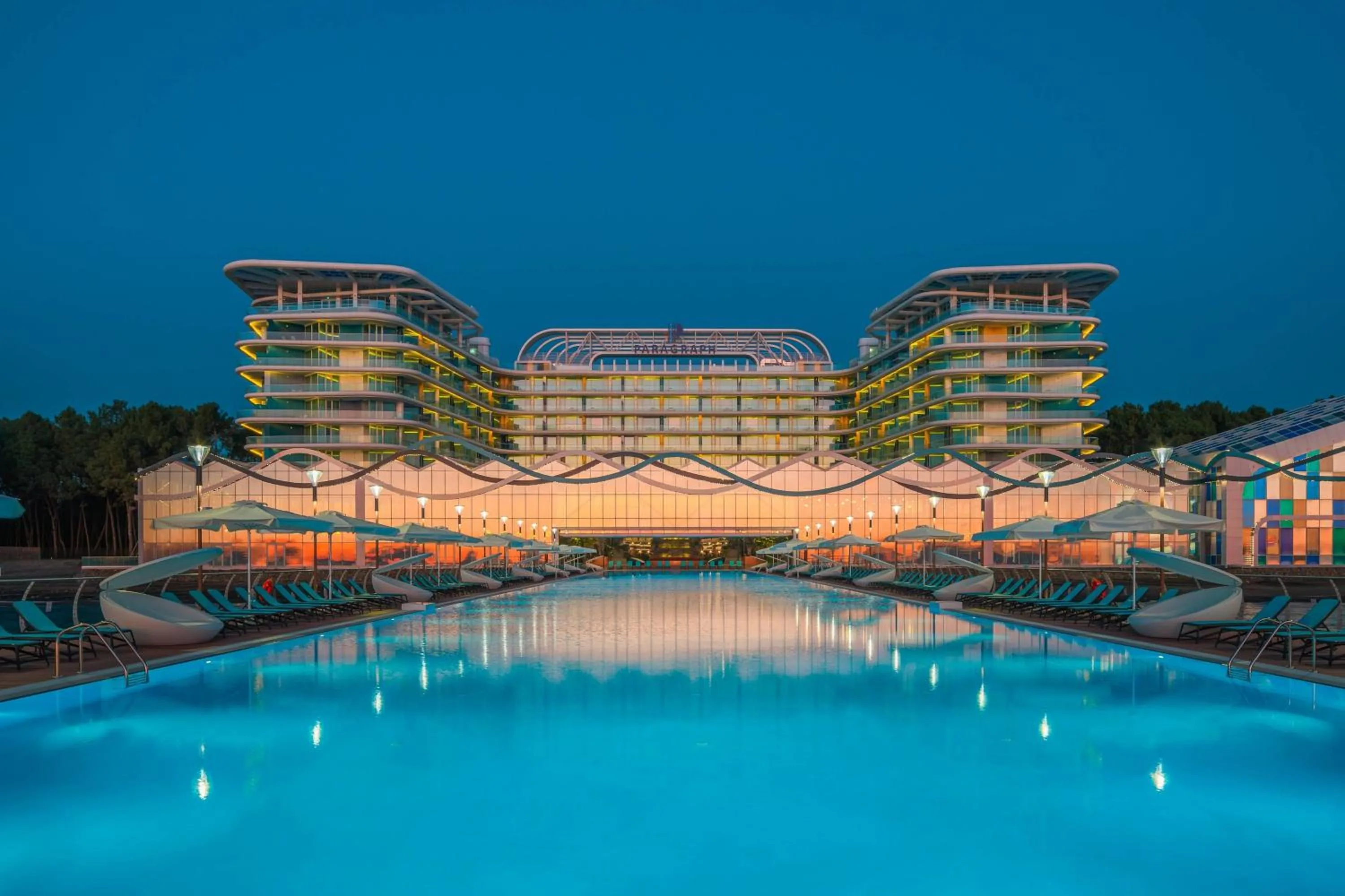 Swimming pool in Paragraph Resort & Spa Shekvetili, Autograph Collection