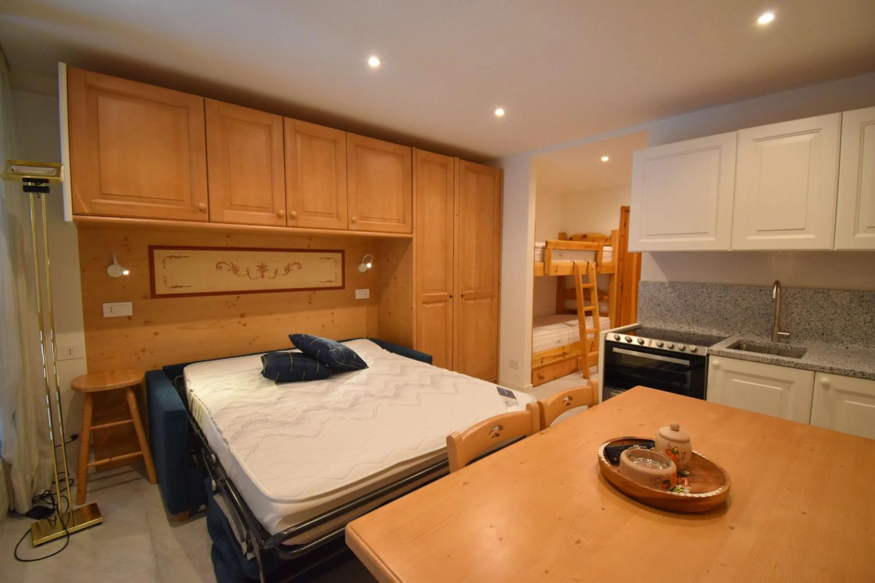 Living room, Bed in Residenza Silvana