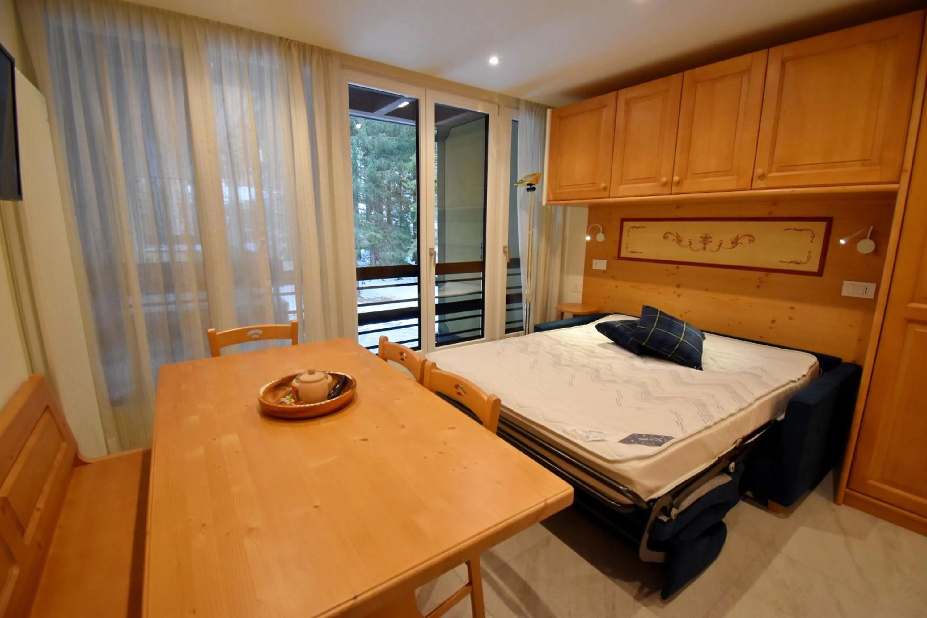 Living room, Bed in Residenza Silvana