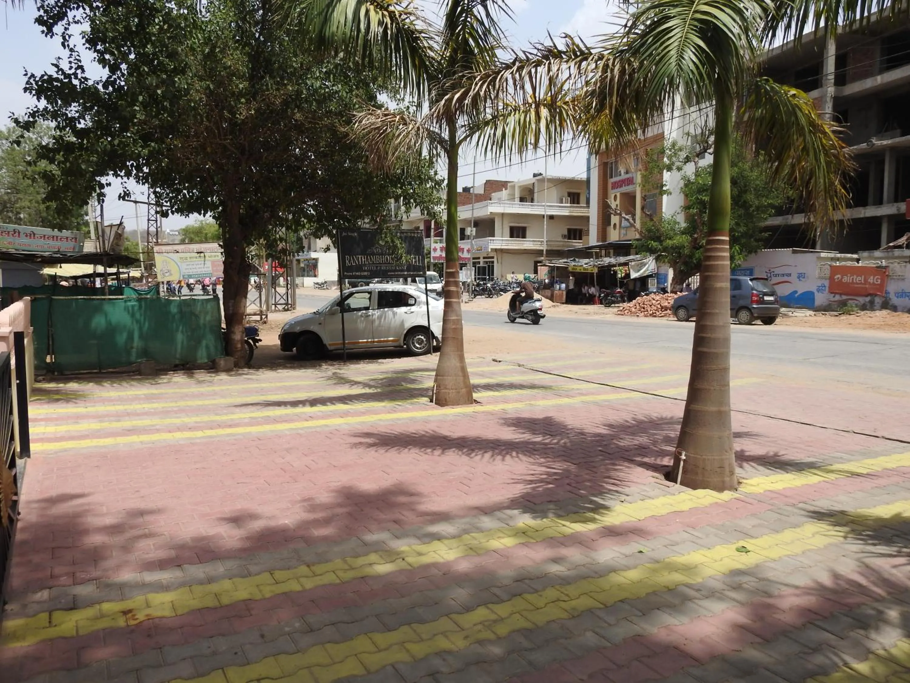 Street view in Hotel Ranthambore Haveli