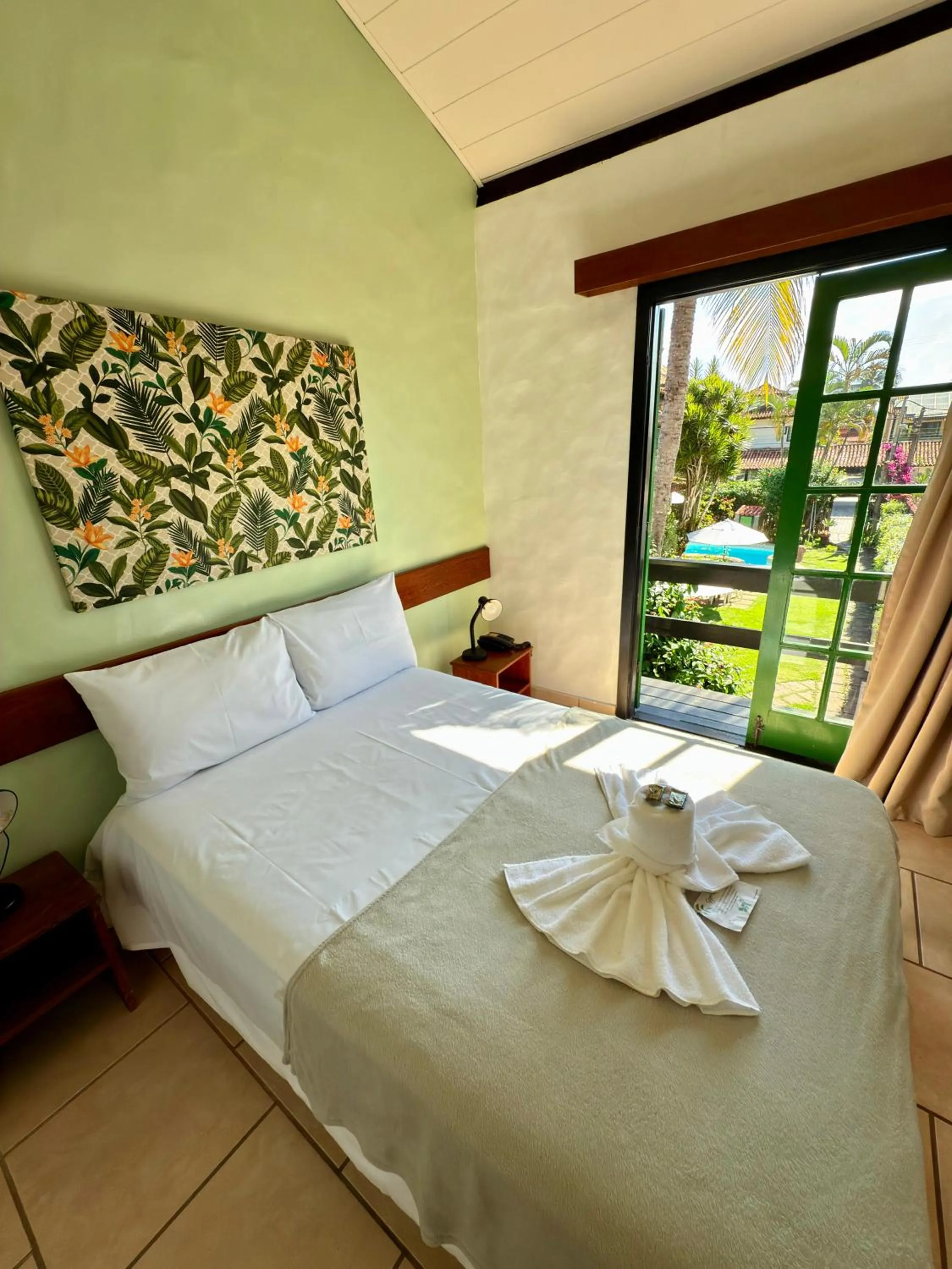 Bed in Pousada Sonho Verde