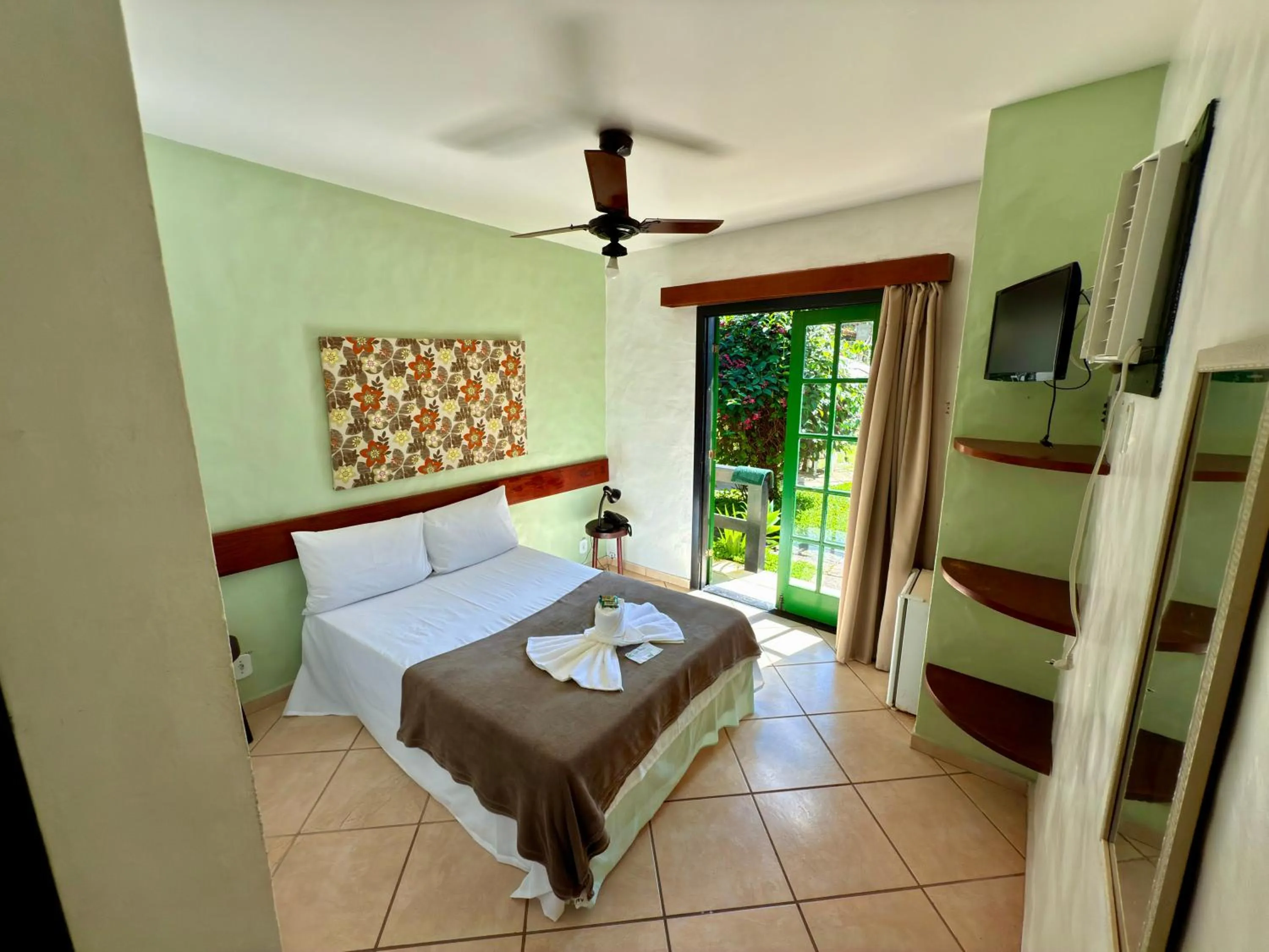 Bed in Pousada Sonho Verde