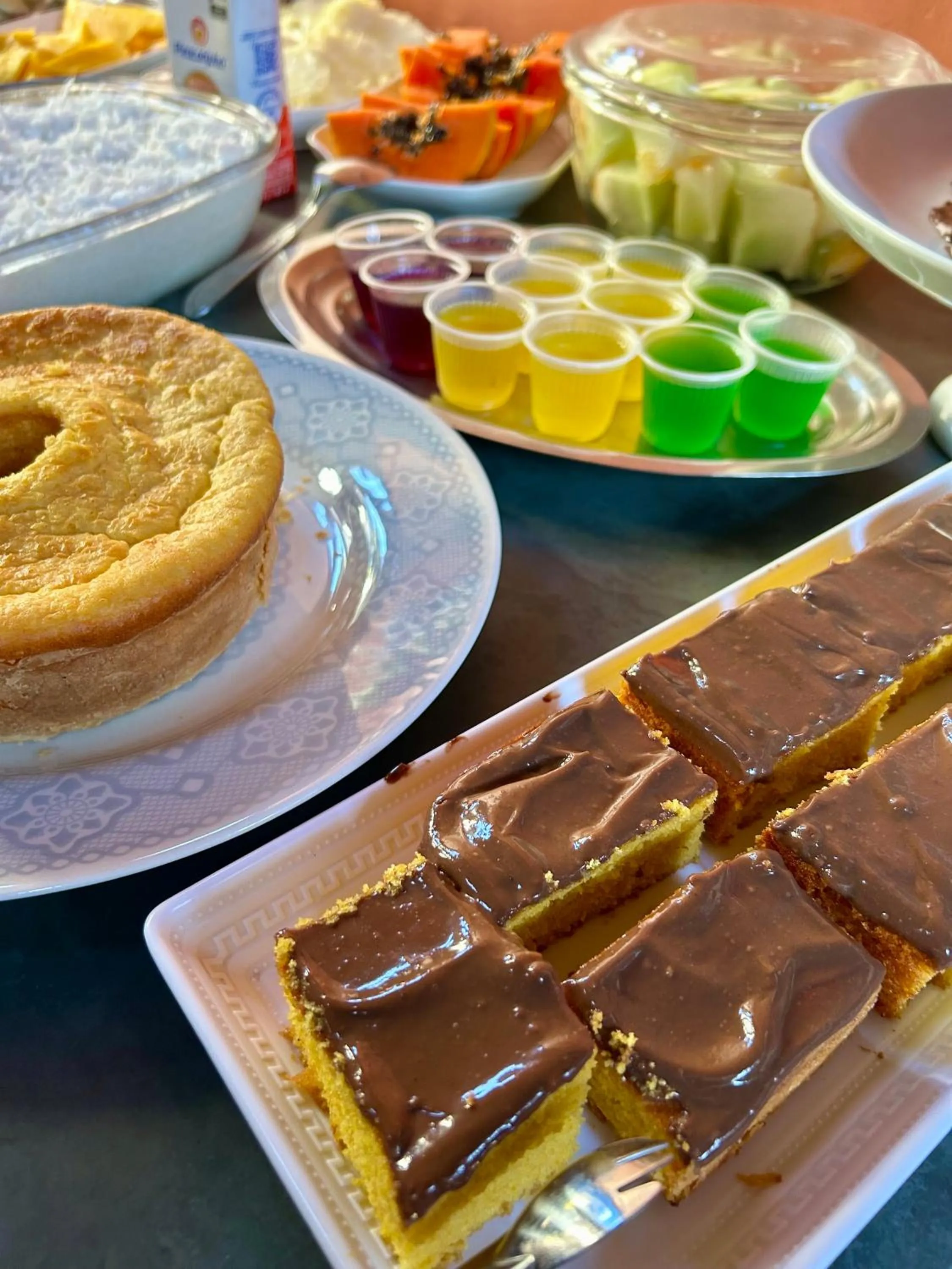 Food and drinks in Pousada Sonho Verde