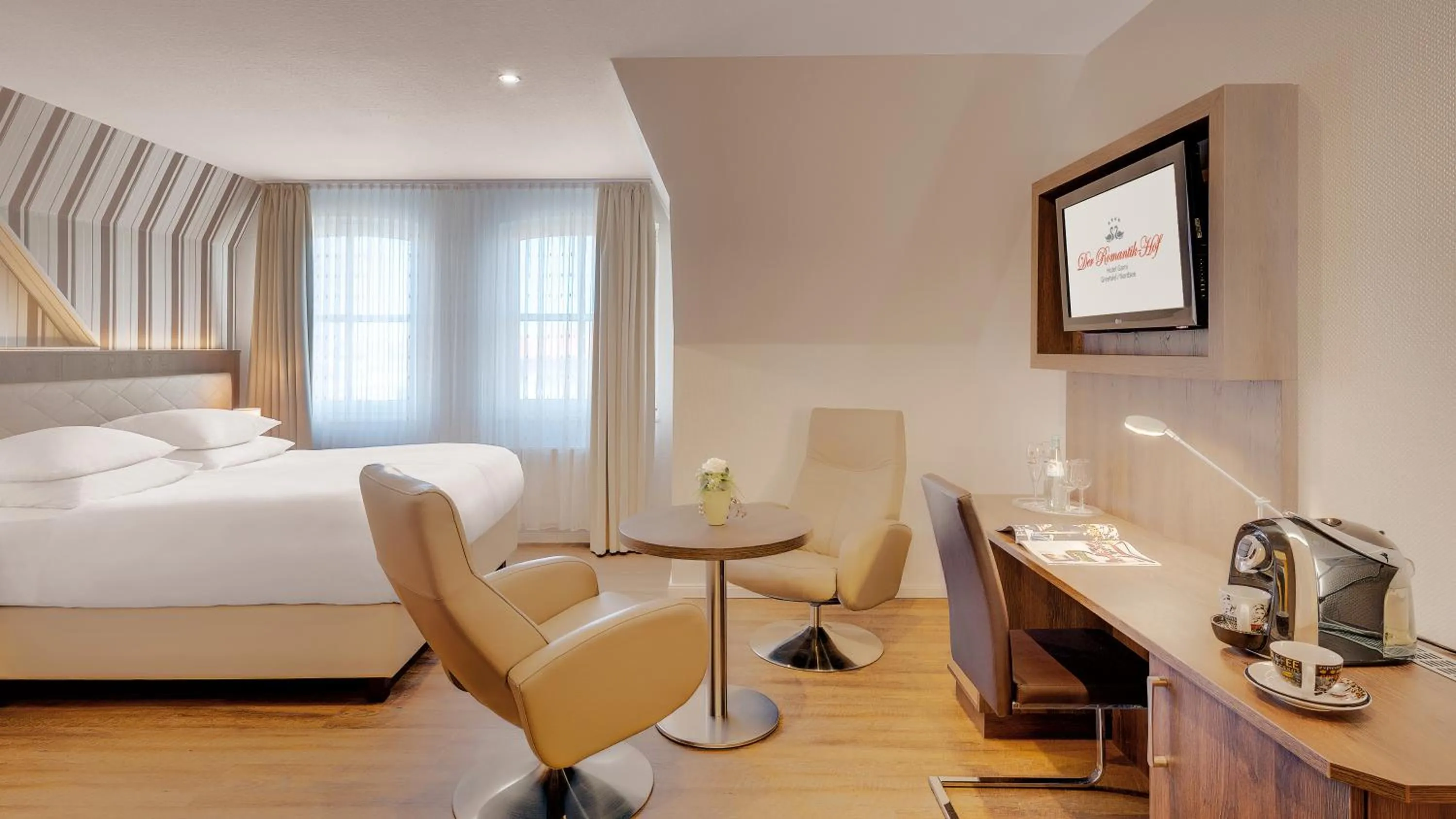 TV and multimedia, Bed in Der Romantik-Hof Greetsiel