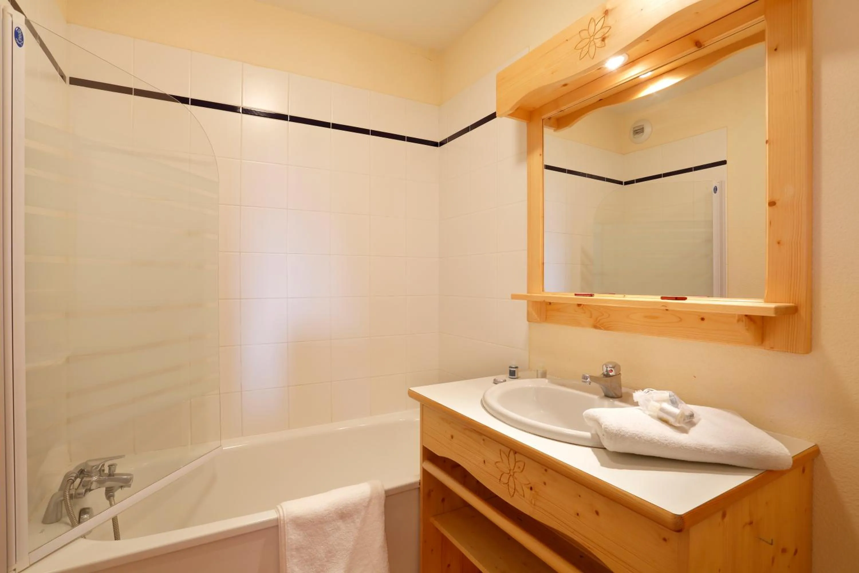 Bathroom in Résidence Néméa Les Chalets Des Cîmes