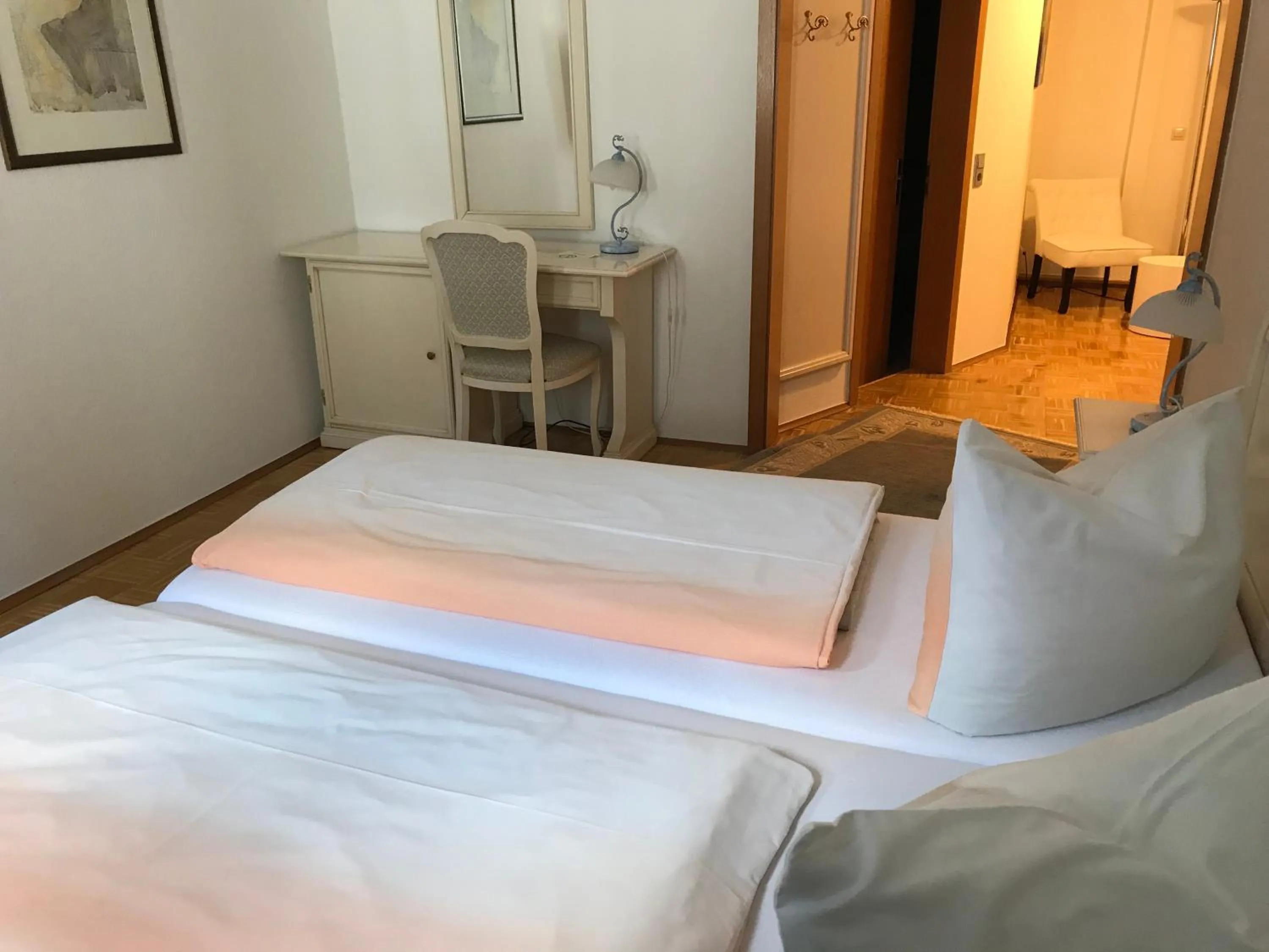 Bed in Hotel Schwanen