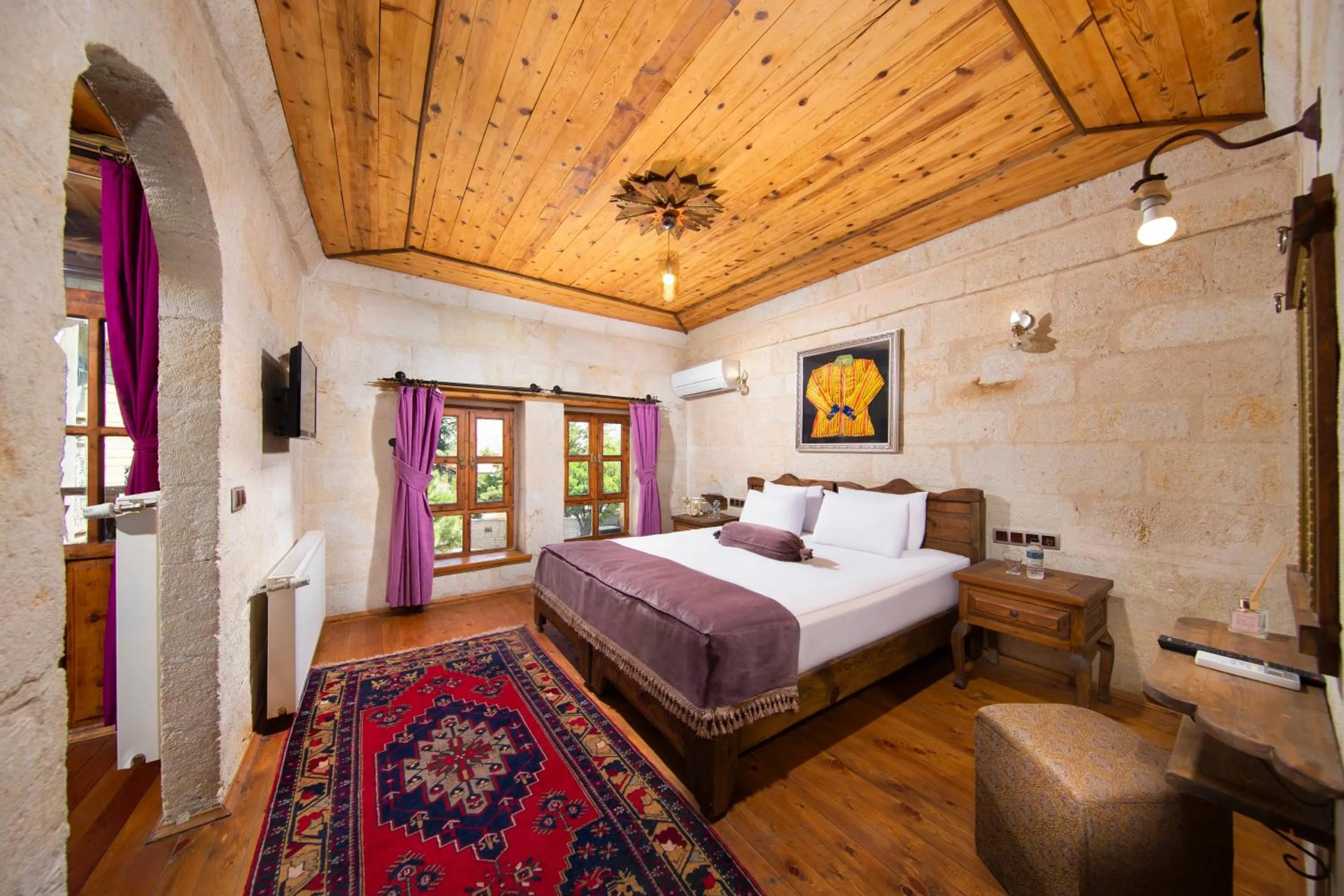 Photo of the whole room, Bed in Aja Cappadocia Cave Hotel
