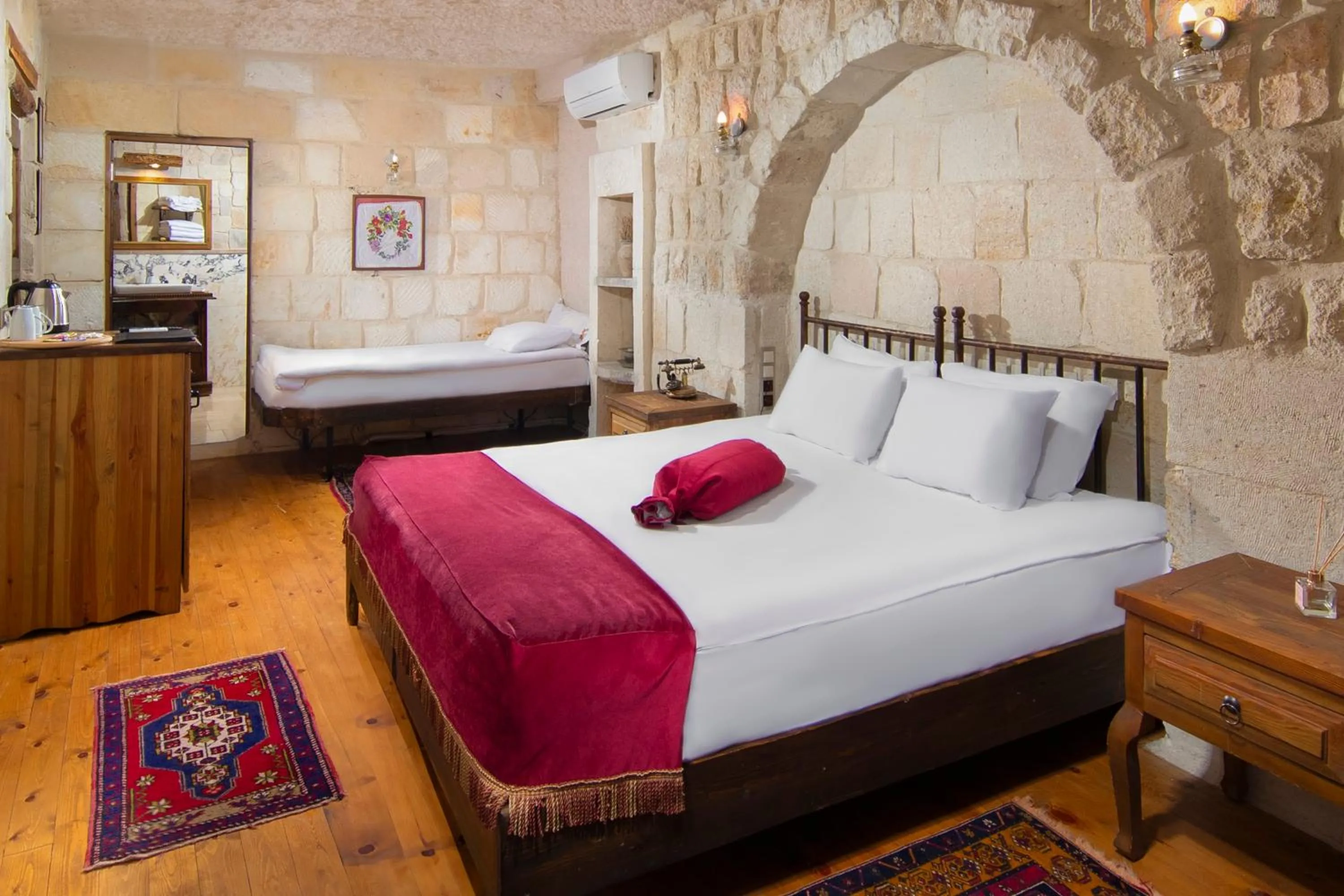 Photo of the whole room, Bed in Aja Cappadocia Cave Hotel