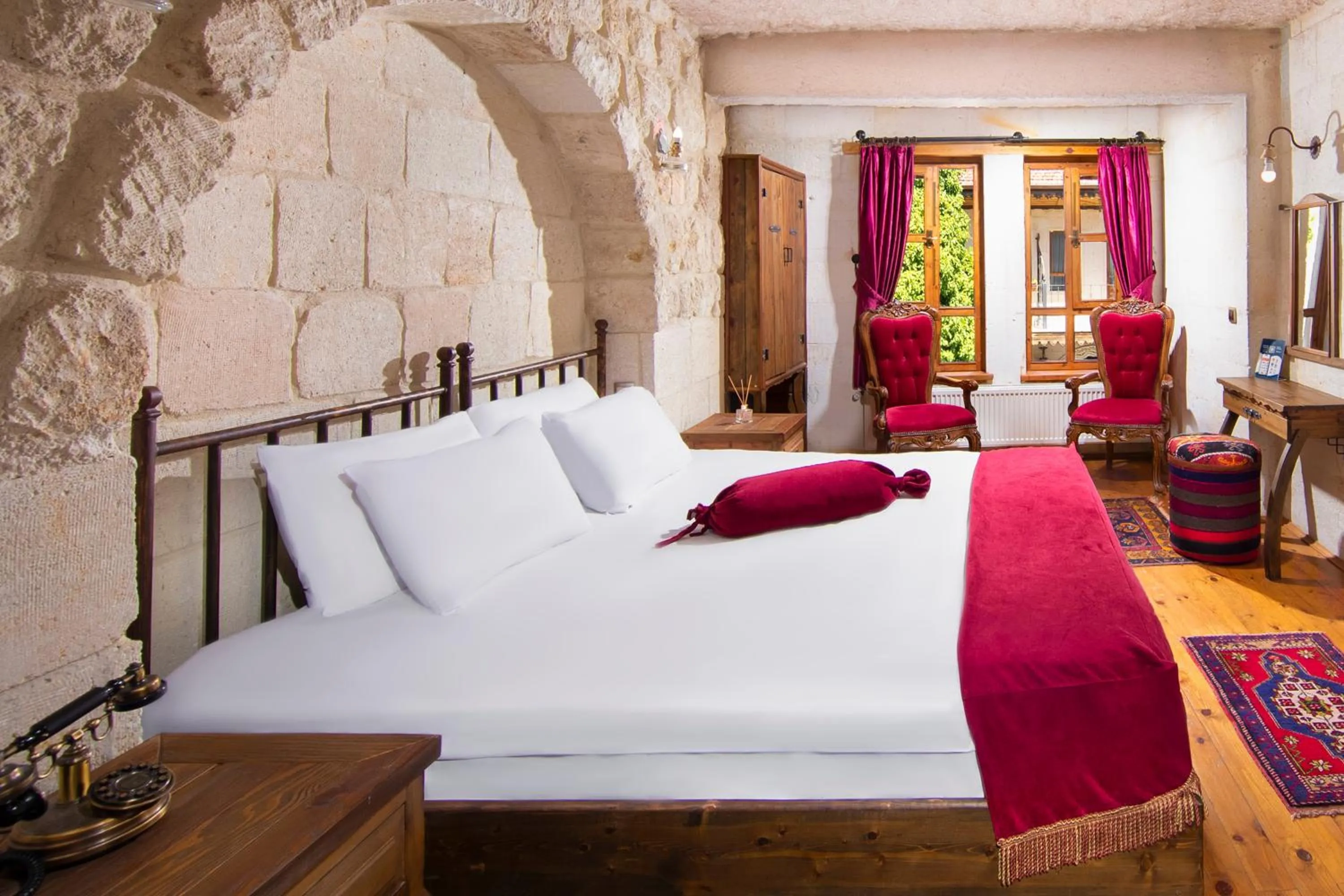 Photo of the whole room, Bed in Aja Cappadocia Cave Hotel