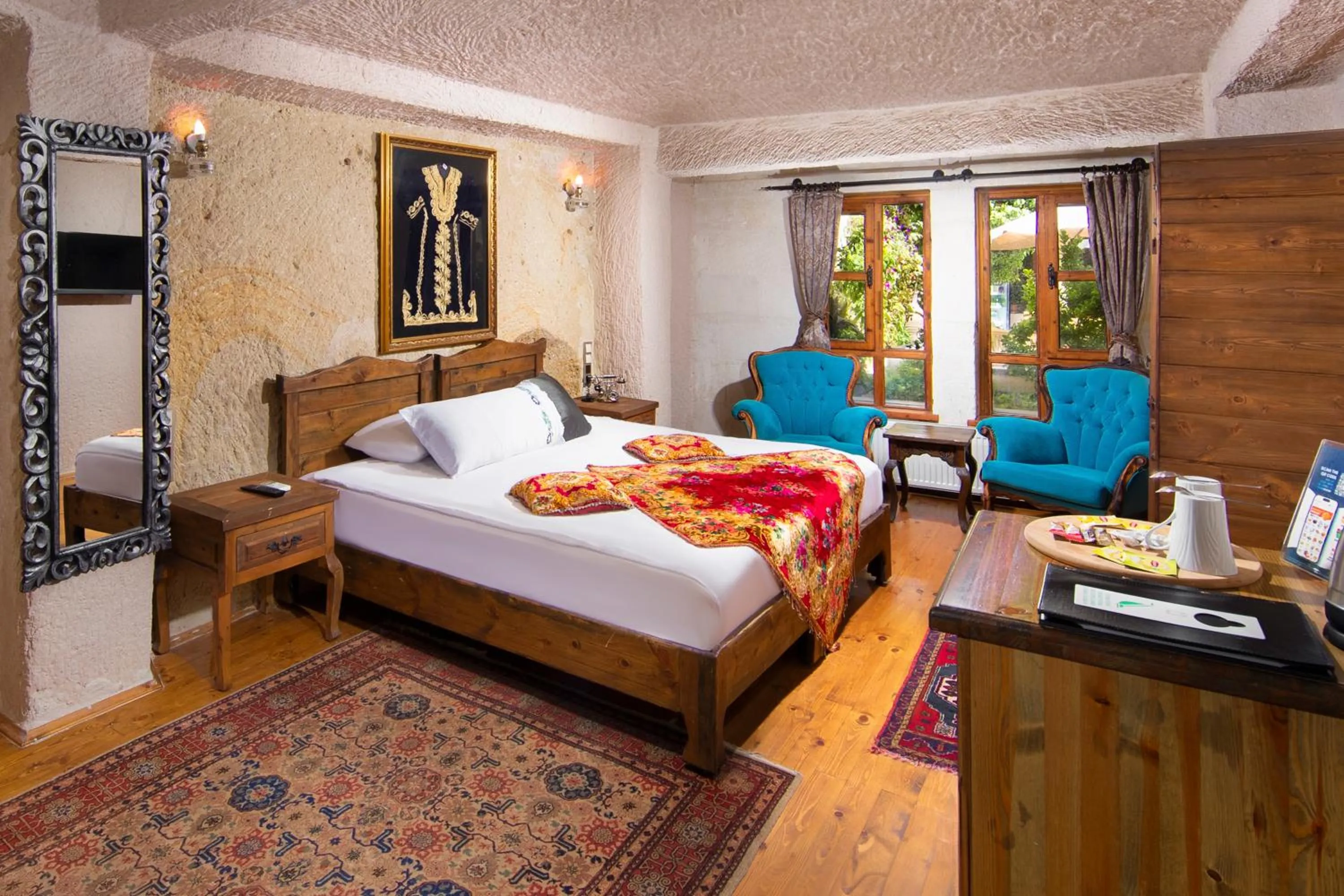 Photo of the whole room, Bed in Aja Cappadocia Cave Hotel