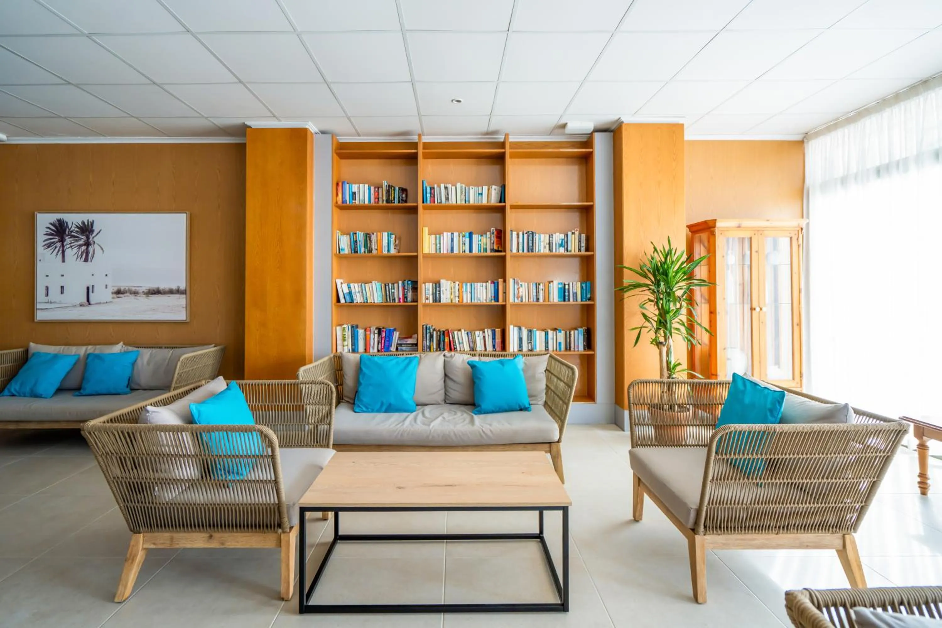 Library in Club Can Bossa