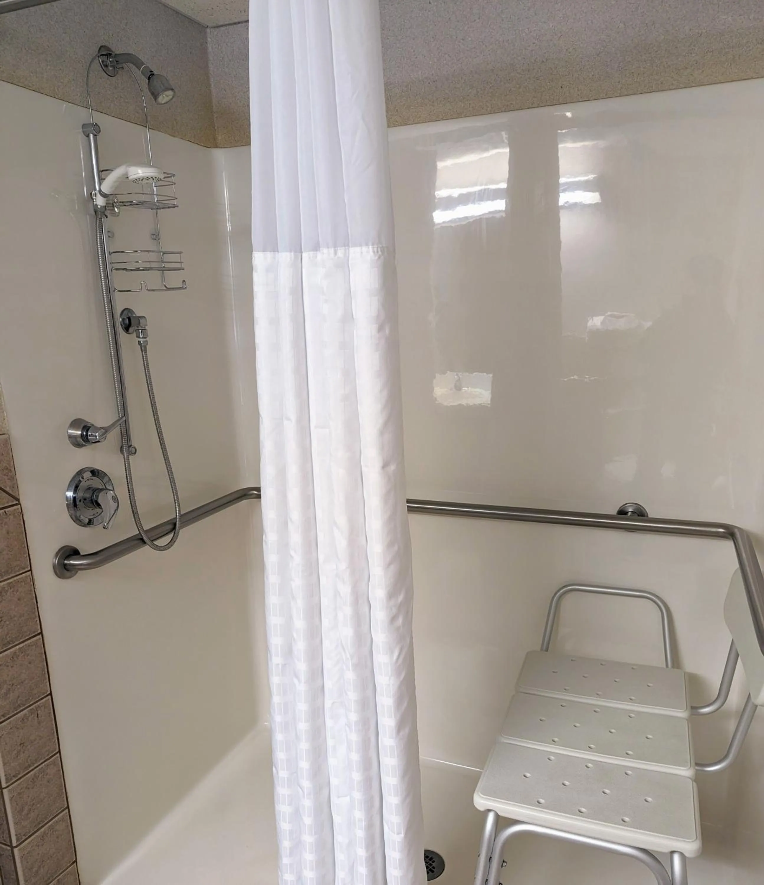 Shower in Travelodge by Wyndham Deadwood