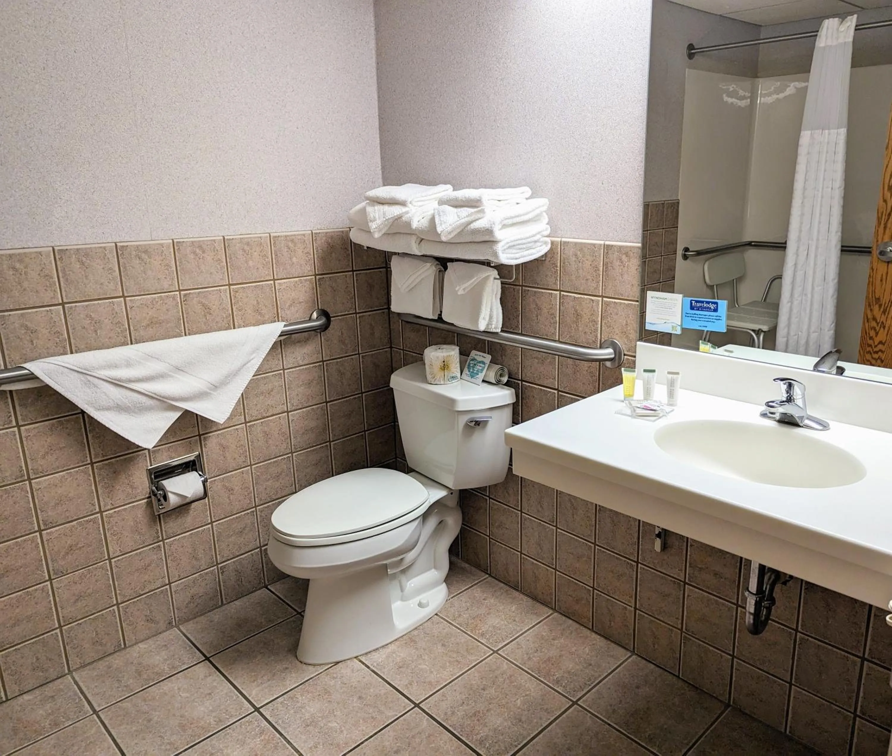 Bathroom in Travelodge by Wyndham Deadwood
