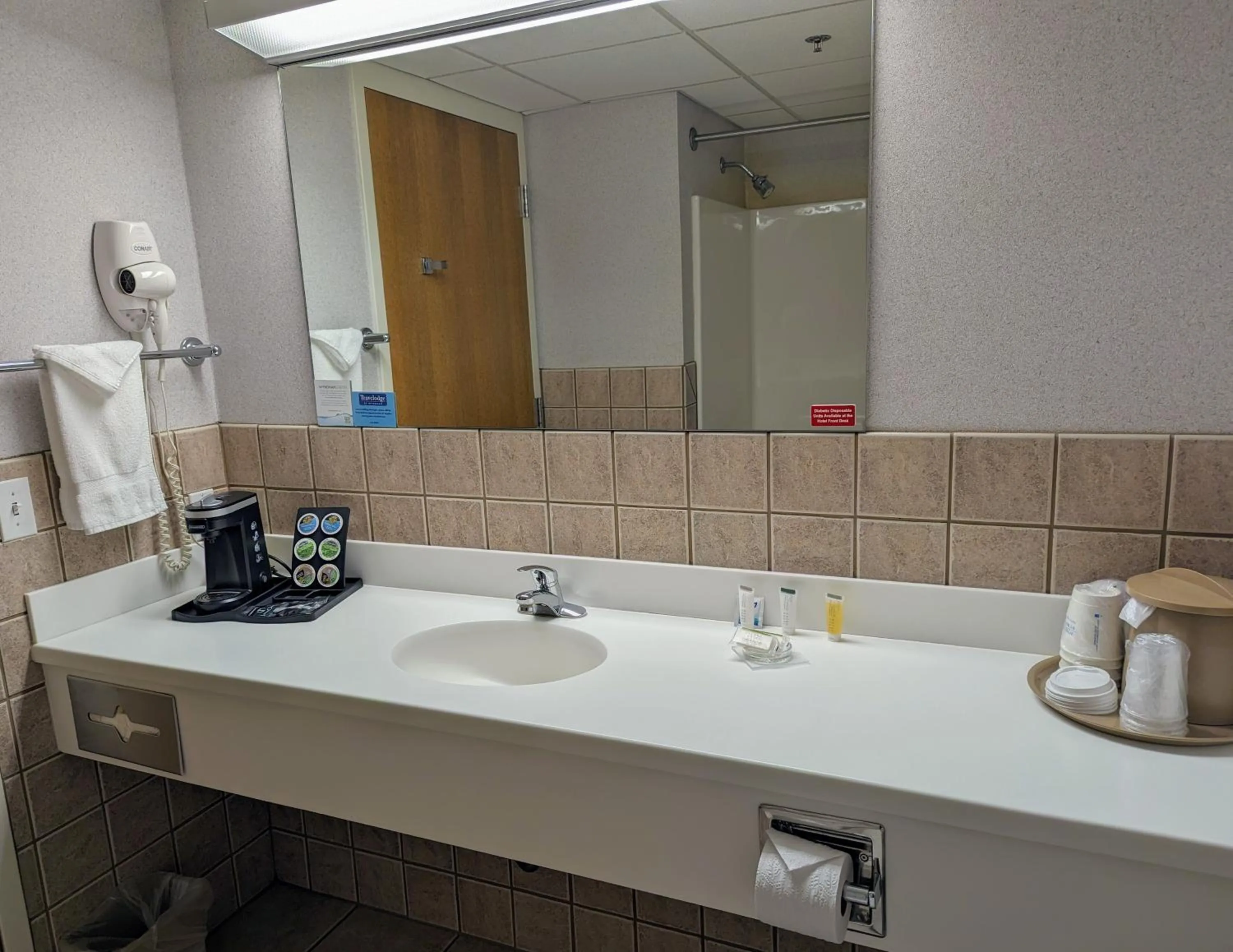 Bathroom in Travelodge by Wyndham Deadwood